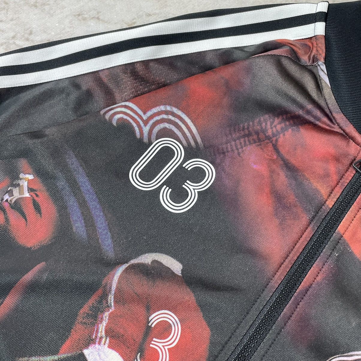 Adidas Adidas Beckenbauer 03 Football Firebird Track Bomber Jacket Size US XL / EU 56 / 4 - 8 Thumbnail