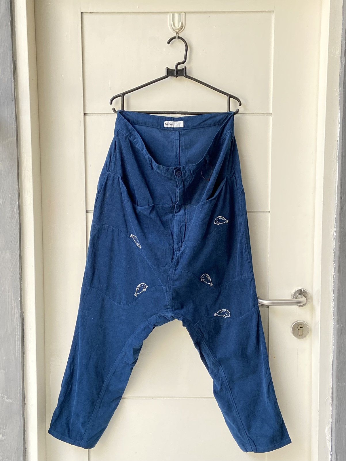 Issey Miyake NE-NET Blue Balloon Pants Size US 30 / EU 46 - 1 Thumbnail