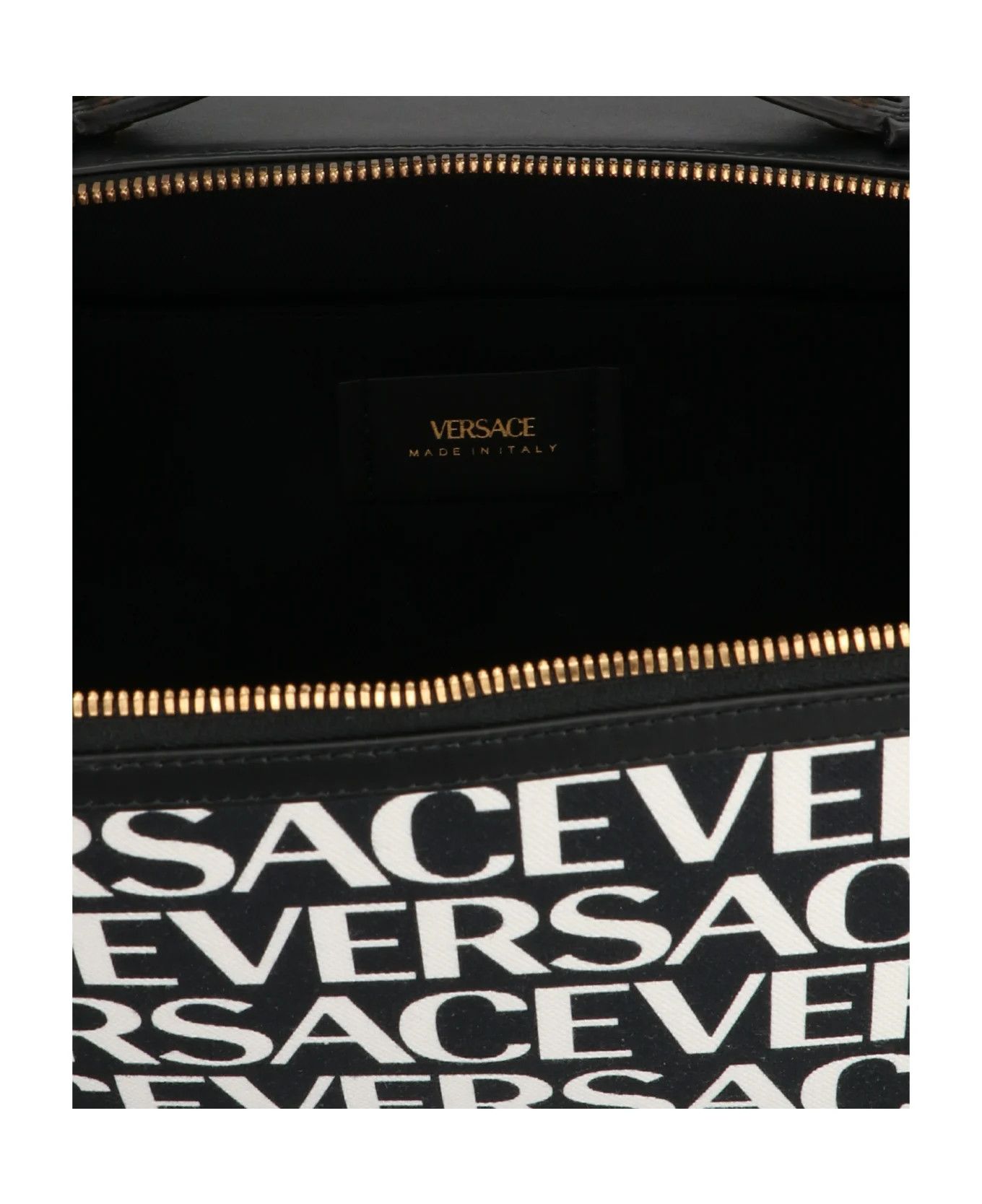 Versace o1y0226 Size : OS / Logo Handbag in White/Black Size ONE SIZE - 4 Thumbnail