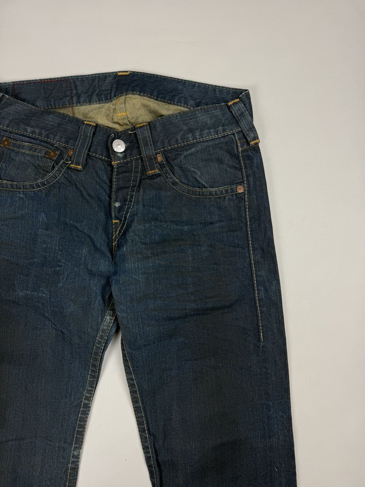 Levi's Levis RED Lot 01M F02 Vintage Men’s Wide Leg Cowboy Jeans Size US 30 / EU 46 - 7 Thumbnail
