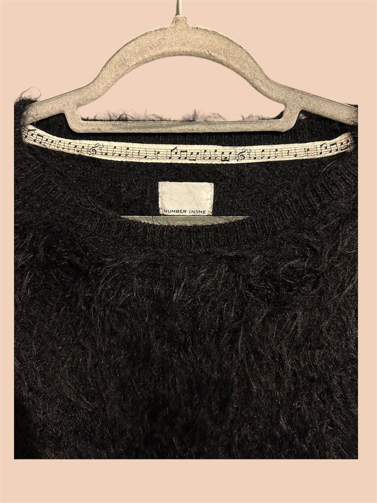 Number (N)ine Number Nine Mohair Knit sweater black Size US M / EU 48-50 / 2 - 3 Thumbnail