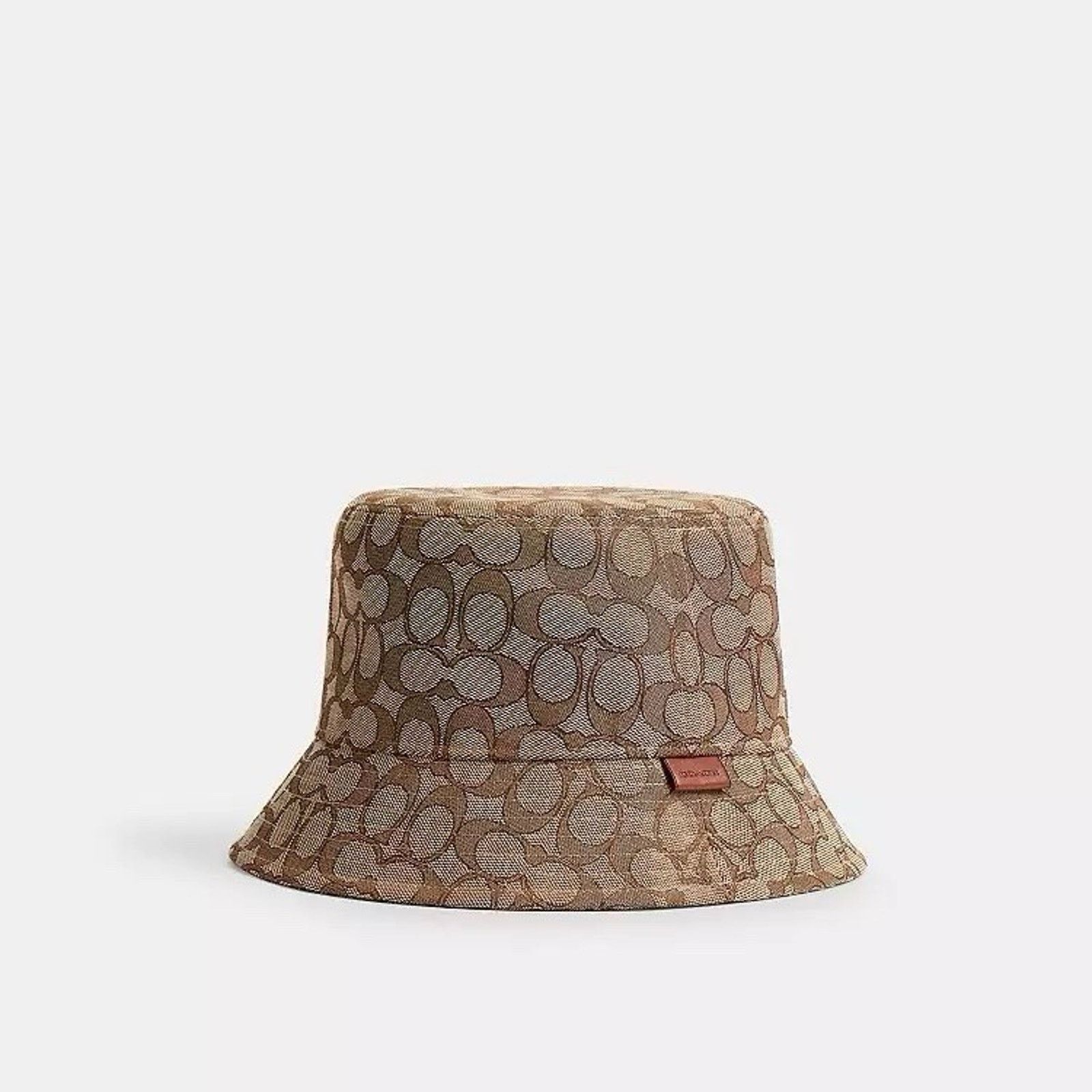 Coach NWT Coach Unisex Signature Designer Bucket Hat CCN94 Tan m/l Size ONE SIZE - 6 Thumbnail