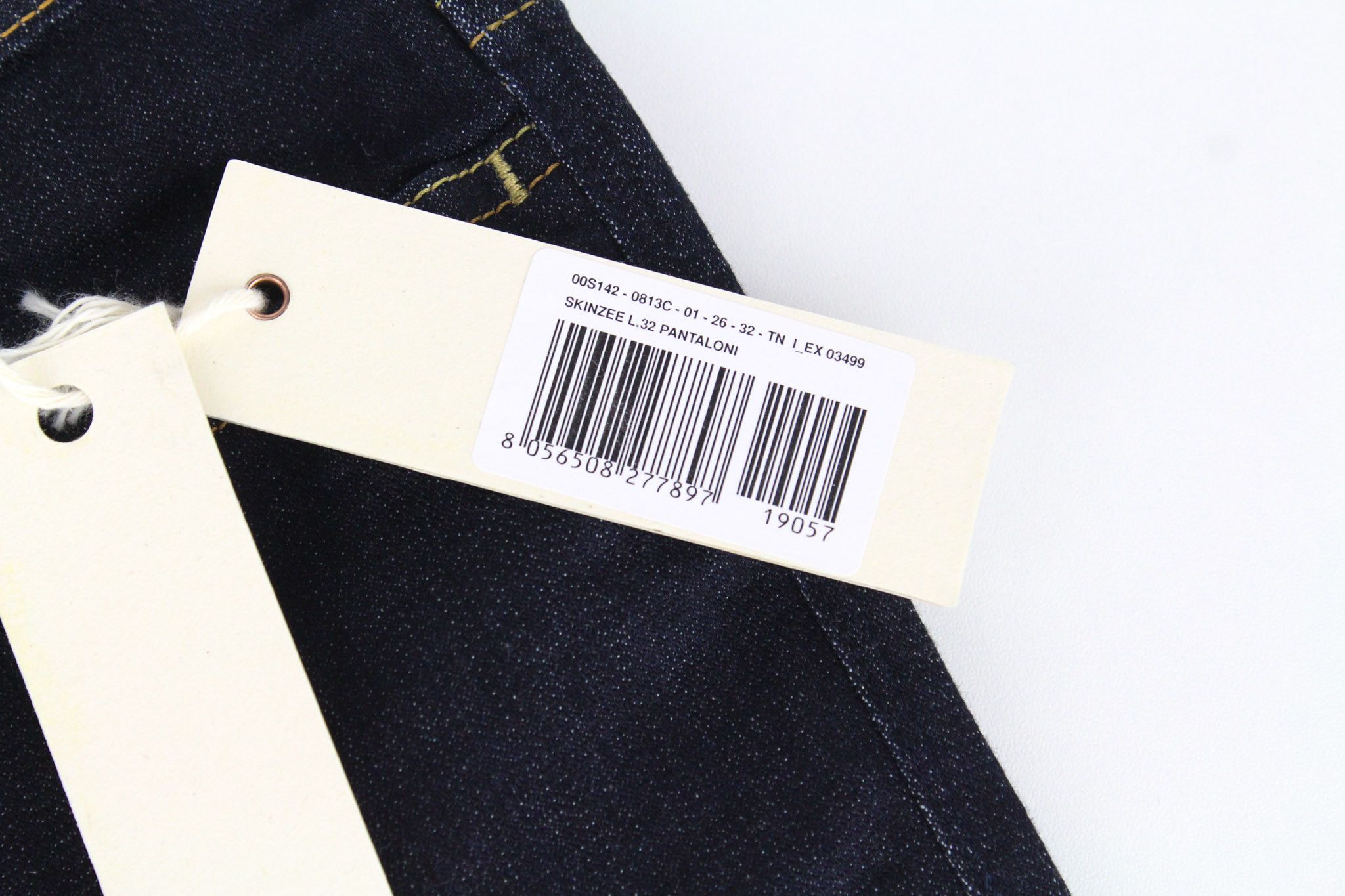 Diesel SKINZEE 0813C W26/L32 Blue Stretch Jeans 71178 Size 26" / US 2 / IT 38 - 9 Thumbnail
