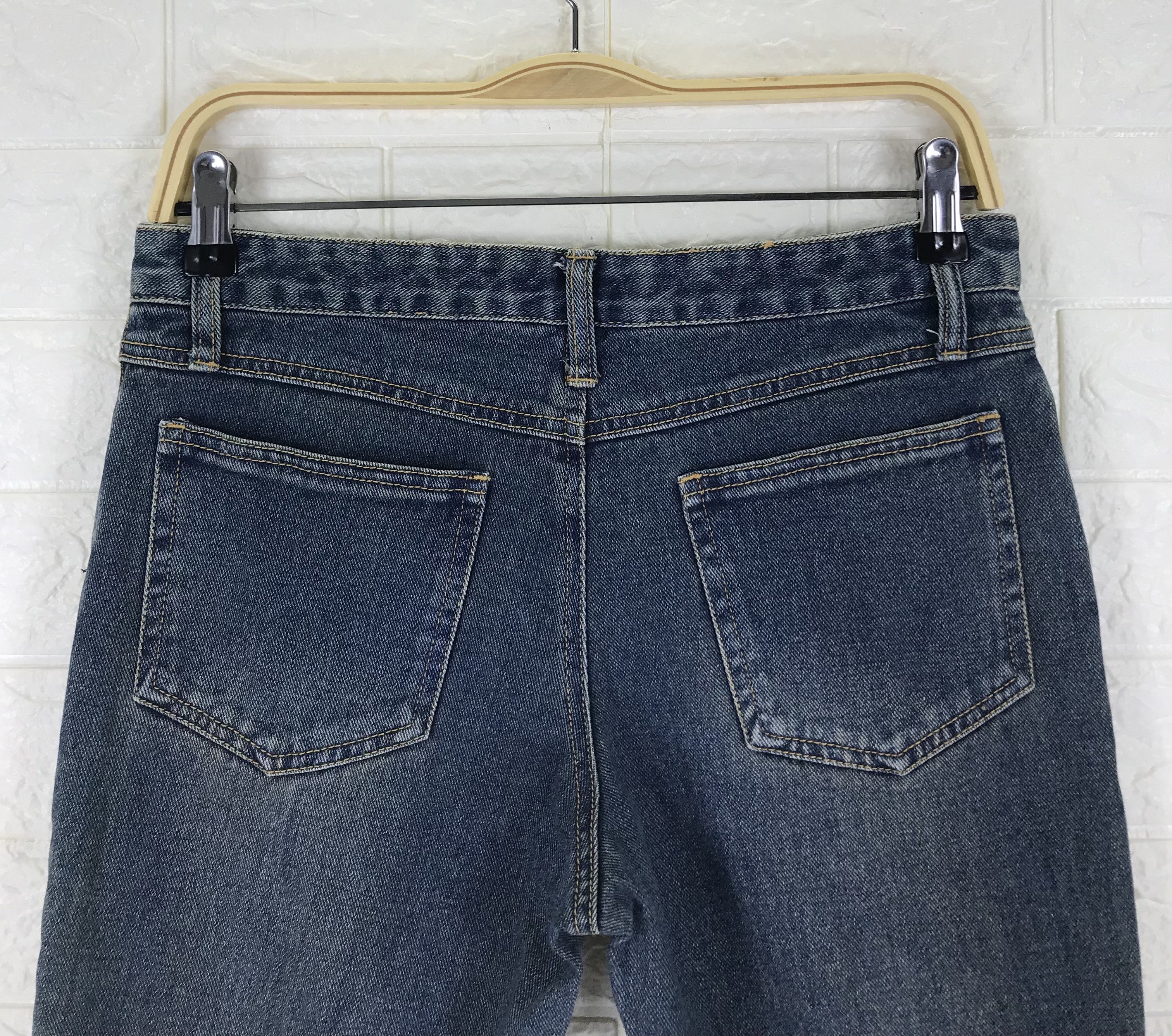Japanese Brand Vintage Goa Lace-Up Flare Jeans Size US 29 - 6 Thumbnail