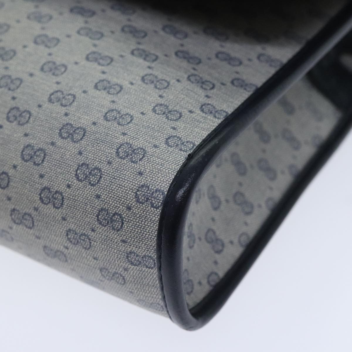 Gucci GUCCI Micro GG Supreme Shoulder Bag Navy Gold 001 115 001 Size ONE SIZE - 10 Thumbnail