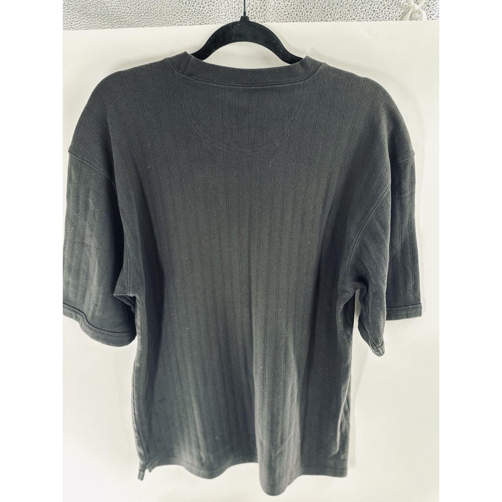 Pendleton Pendleton Ribbed Short Sleeve Shirt Mens Medium Black Size US M / EU 48-50 / 2 - 4 Thumbnail