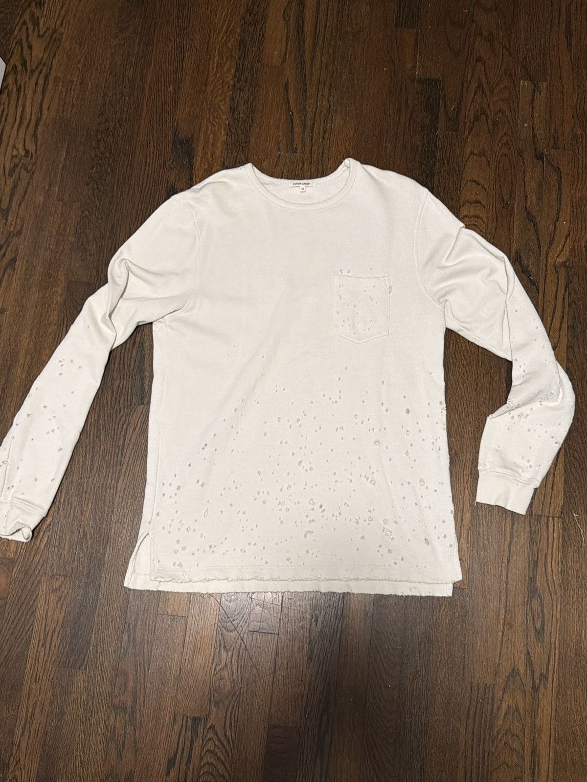 COTTONCITIZEN Cotton Citizen distressed sweatshirt Size Medium Oversized Size US M / EU 48-50 / 2 - 1 Thumbnail