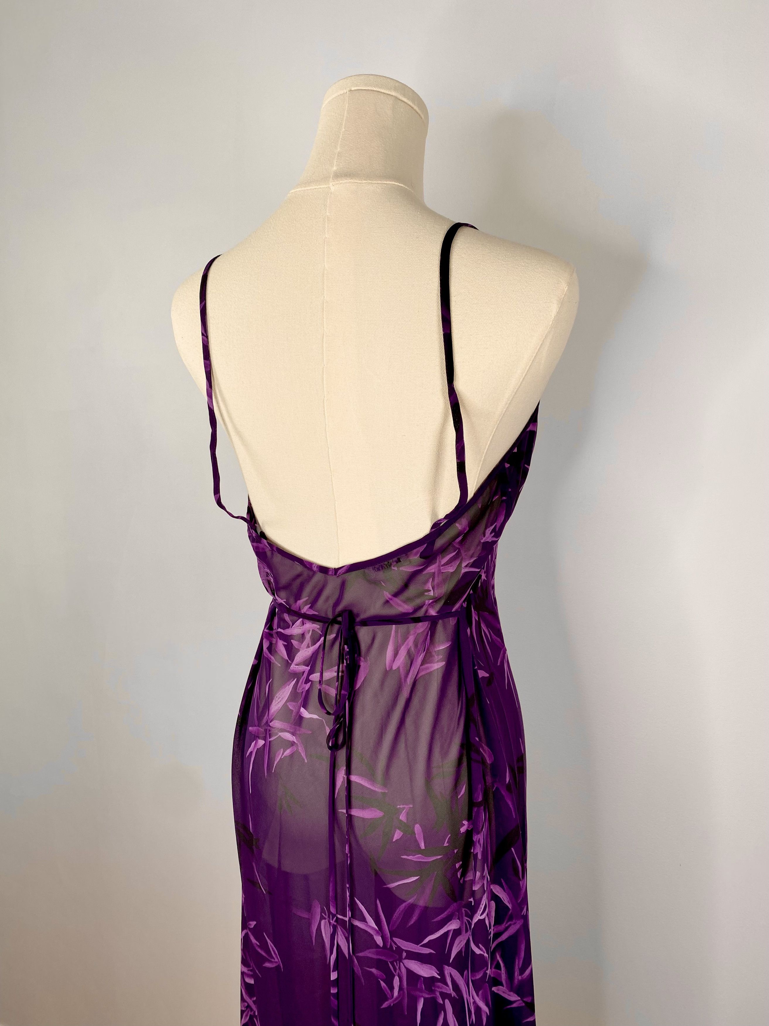 Calvin Klein Calvin Klein - Purple Sheer Nightgown Size ONE SIZE - 6 Thumbnail
