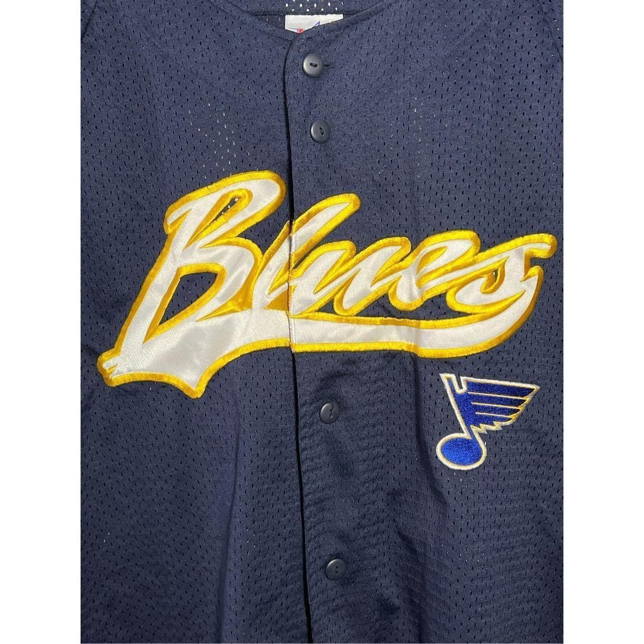 Other Vintage 90s NHL St. Louis Blues Turek Baseball Jersey Size US L / EU 52-54 / 3 - 2 Thumbnail