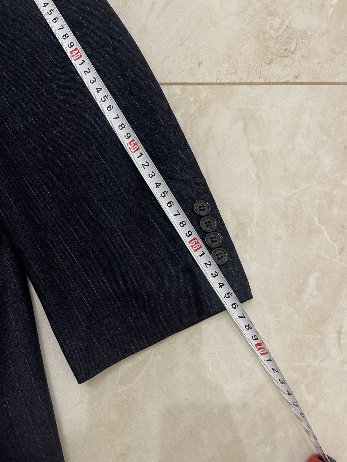 Giorgio Armani 🔥Giorgio Armani blazer Mens Blue suit jacket wool sport coat Size 52R - 14 Thumbnail
