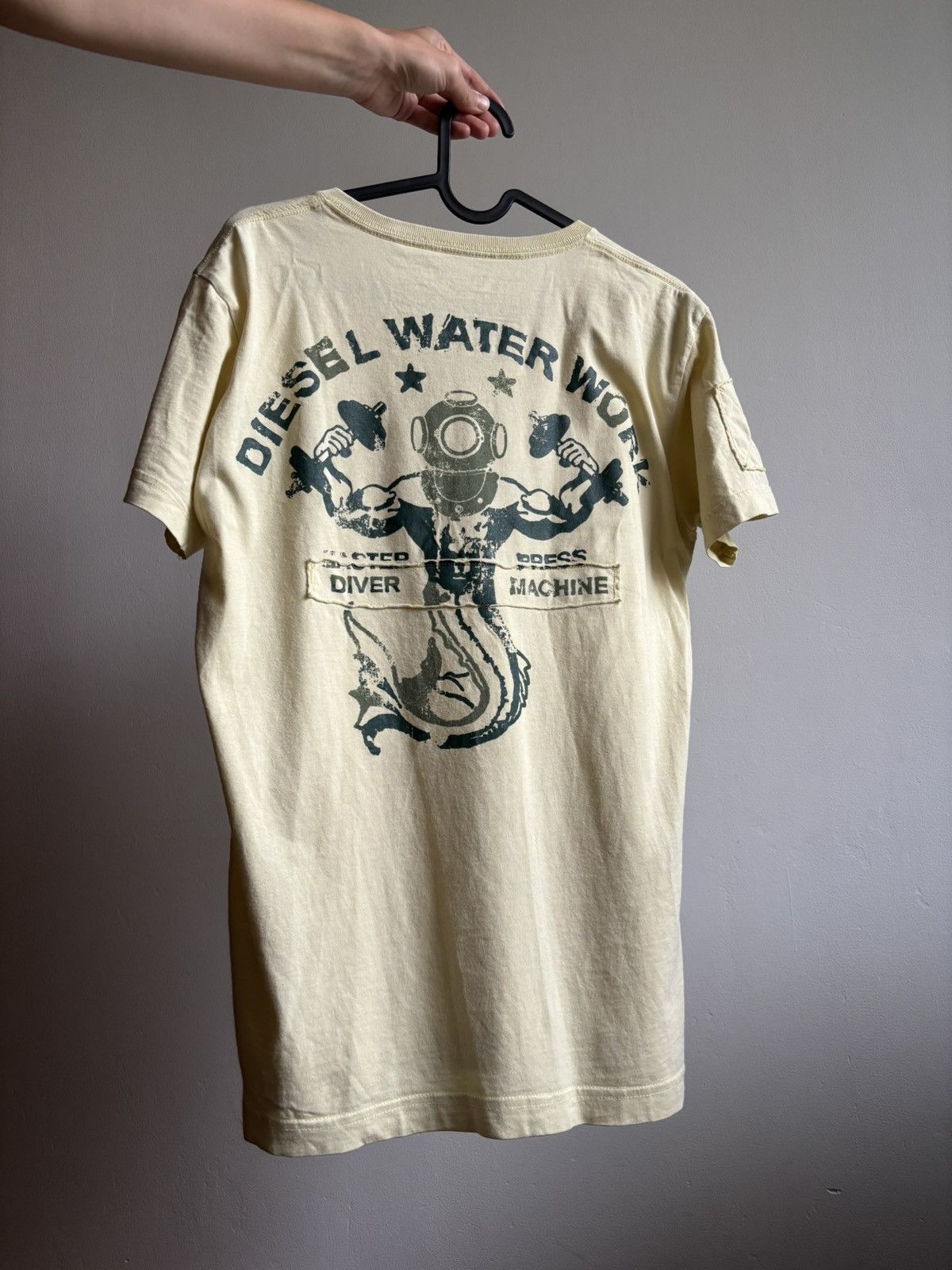 Diesel Rare Vintage T-Shirt Diesel Water Work 978 Luxury Punk Size US S / EU 44-46 / 1 - 5 Thumbnail
