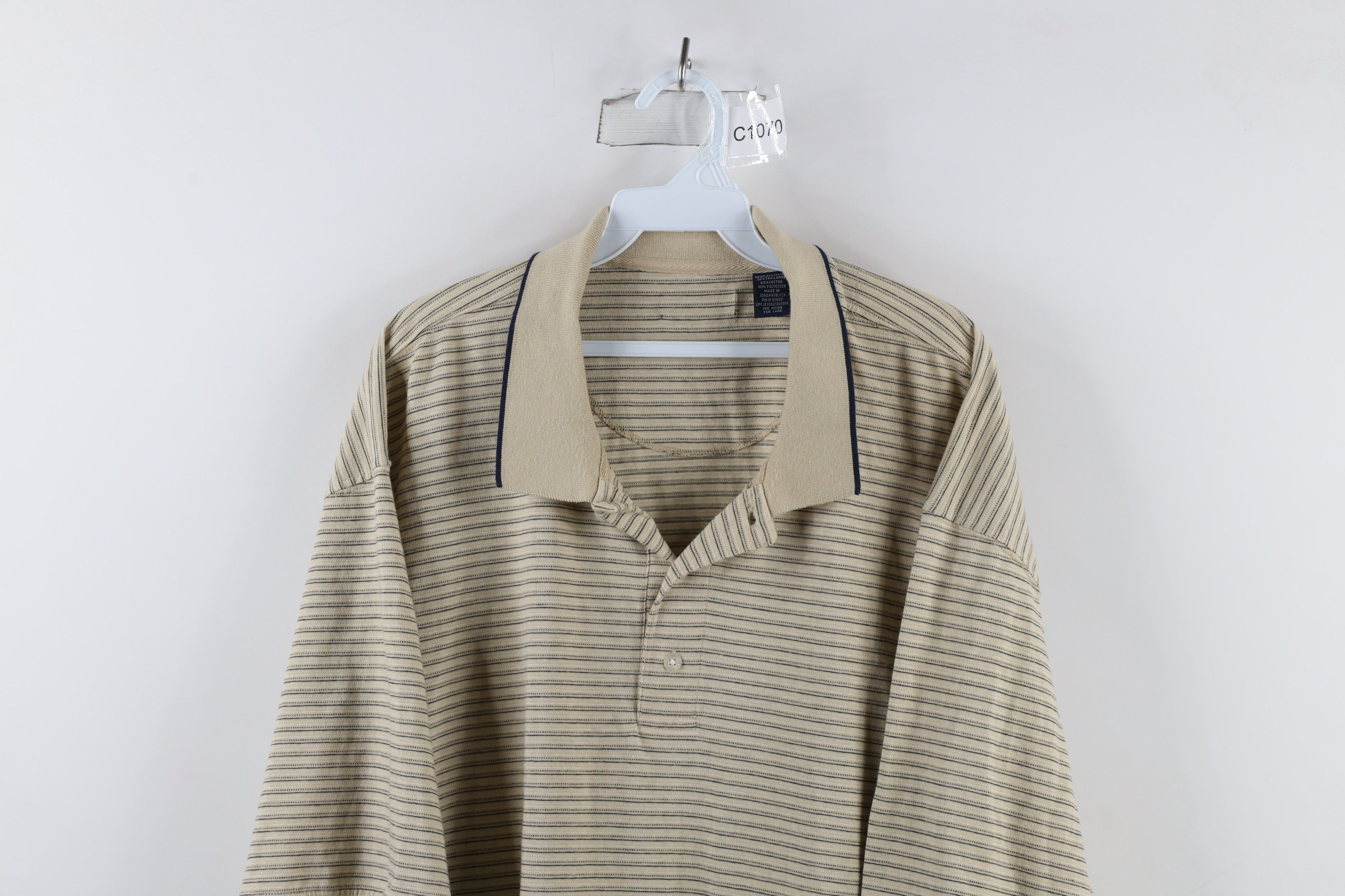 Vintage Vintage 90s Streetwear Collared Short Sleeve Polo Shirt Size US XXL / EU 58 / 5 - 2 Thumbnail