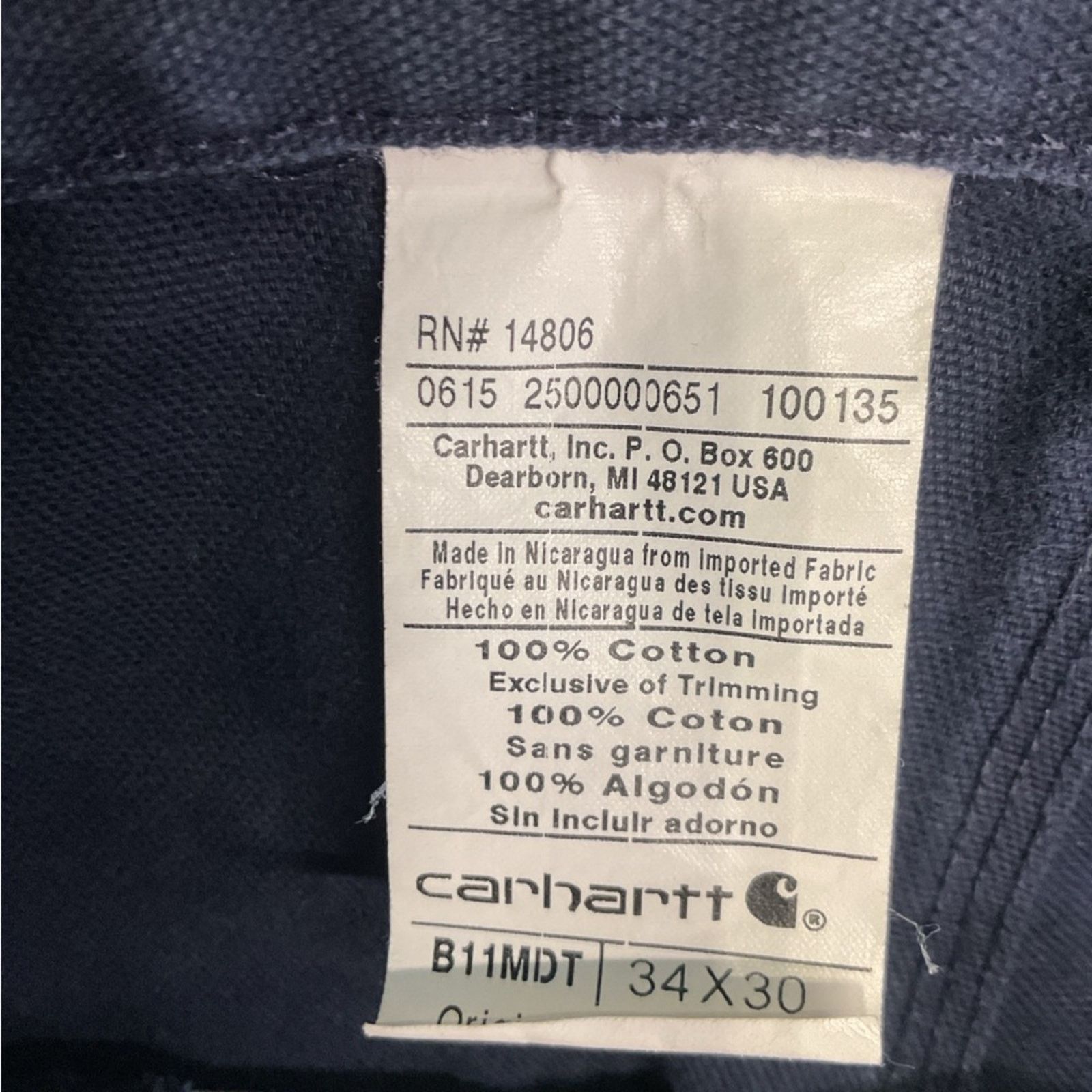 Carhartt Vintage Carhartt Carpenter Pants Size US 34 / EU 50 - 6 Thumbnail