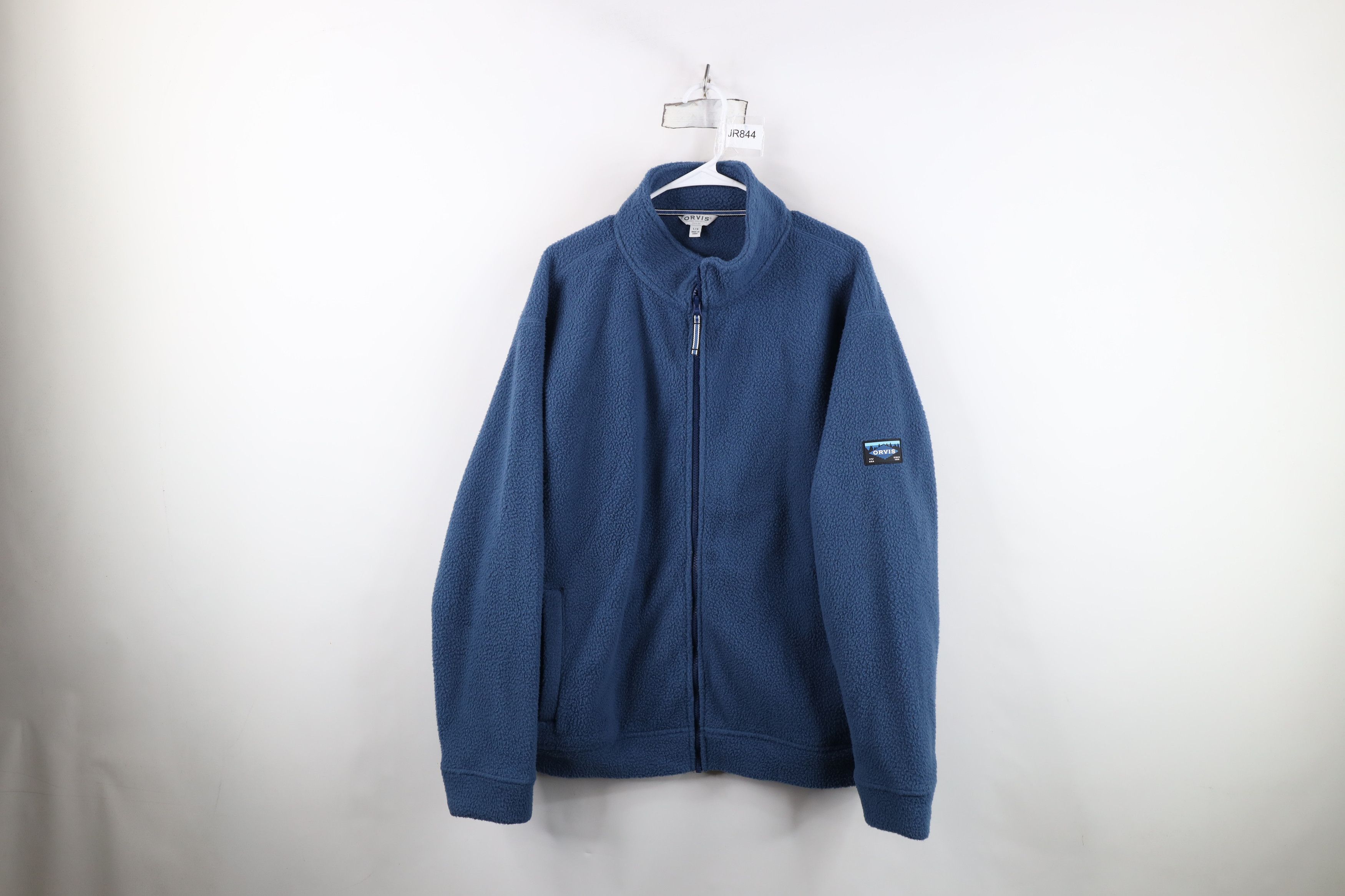 Orvis Vintage Y2K Orvis Heavyweight Full Zip Fleece Jacket Blue Size US L / EU 52-54 / 3 - 1 Thumbnail