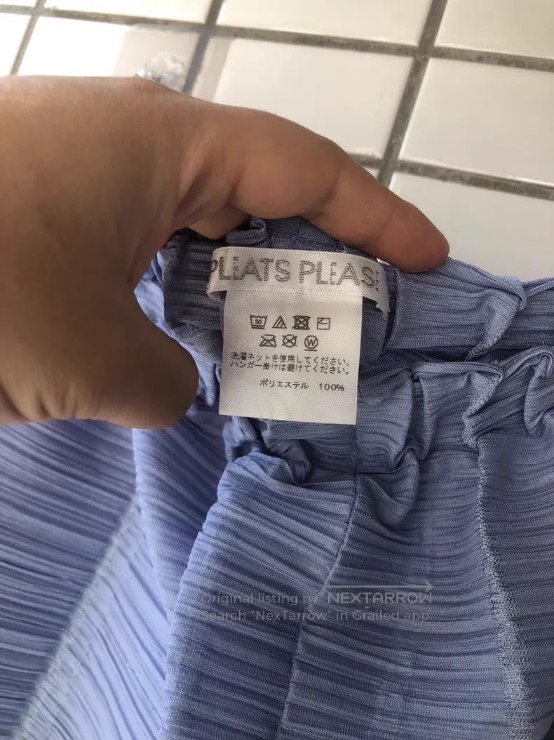 Issey Miyake Issey Miyake size:3 Blue Pants Size 31" - 2 Thumbnail