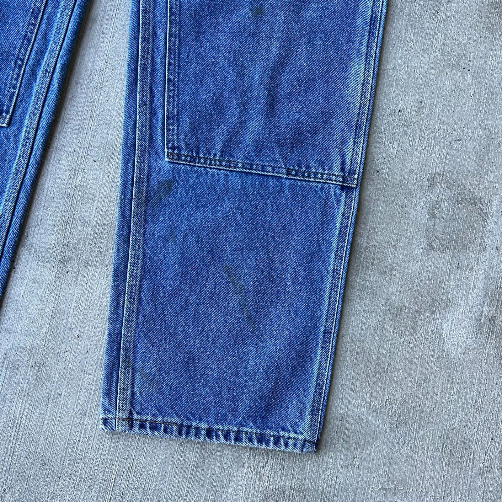 Carhartt × Vintage Carhartt denim blue jeans double knee work carpenter pants Size US 36 / EU 52 - 9 Thumbnail