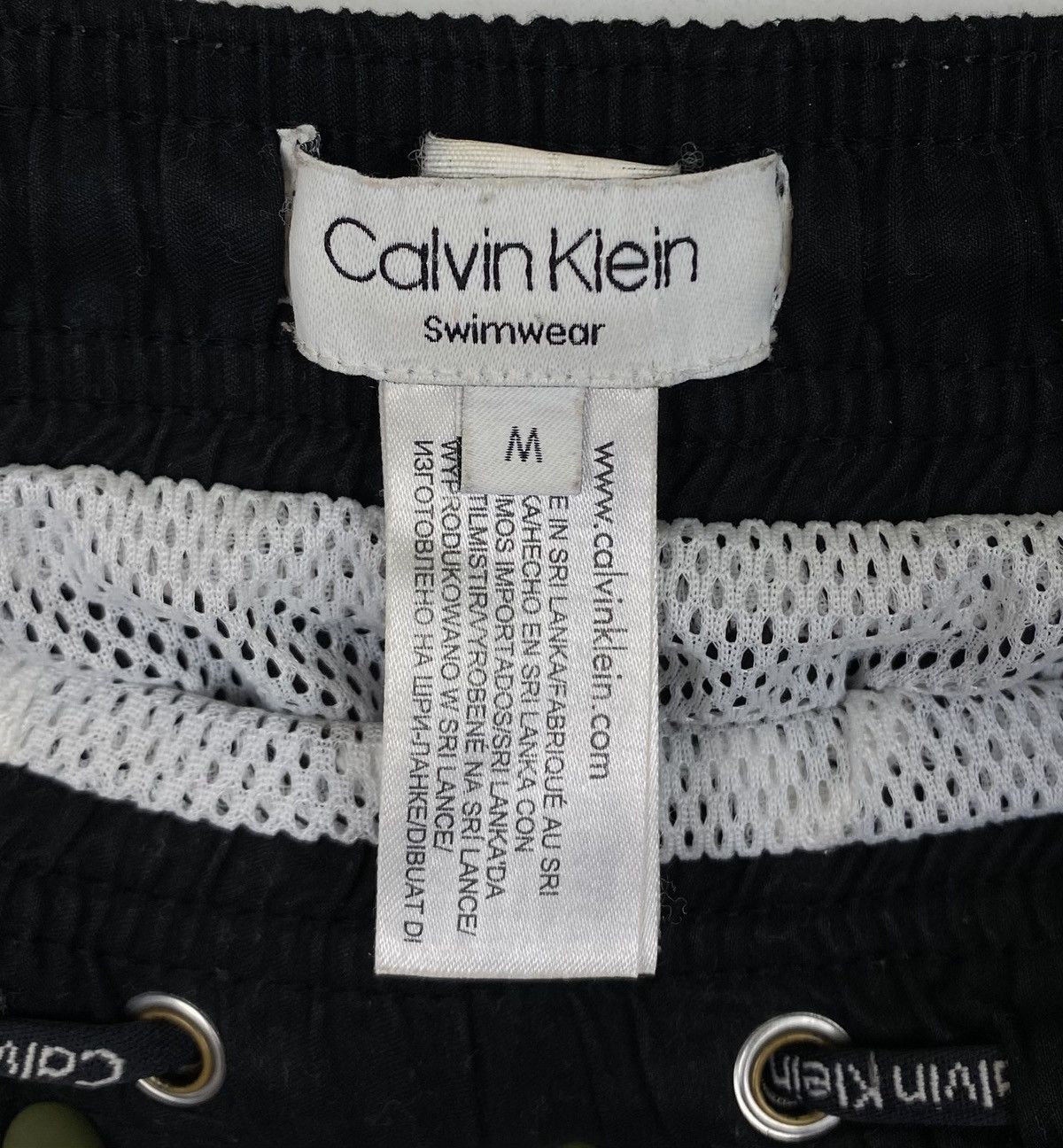 Calvin Klein Calvin Klein Swimming Shorts Size M Beach Lampas Logo Black Size US 32 / EU 48 - 5 Thumbnail