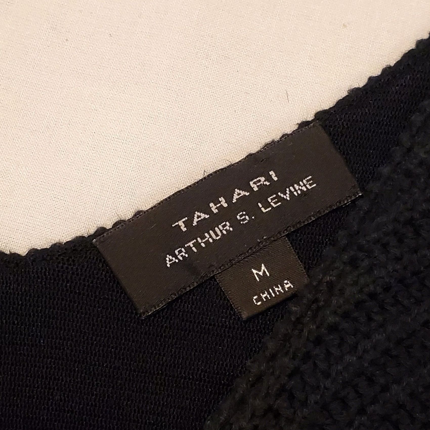 Elie Tahari Tahari Womens Crochet Tank Top Sz Medium Black Lagenlook Cottagecore Office Size M / US 6-8 / IT 42-44 - 3 Thumbnail