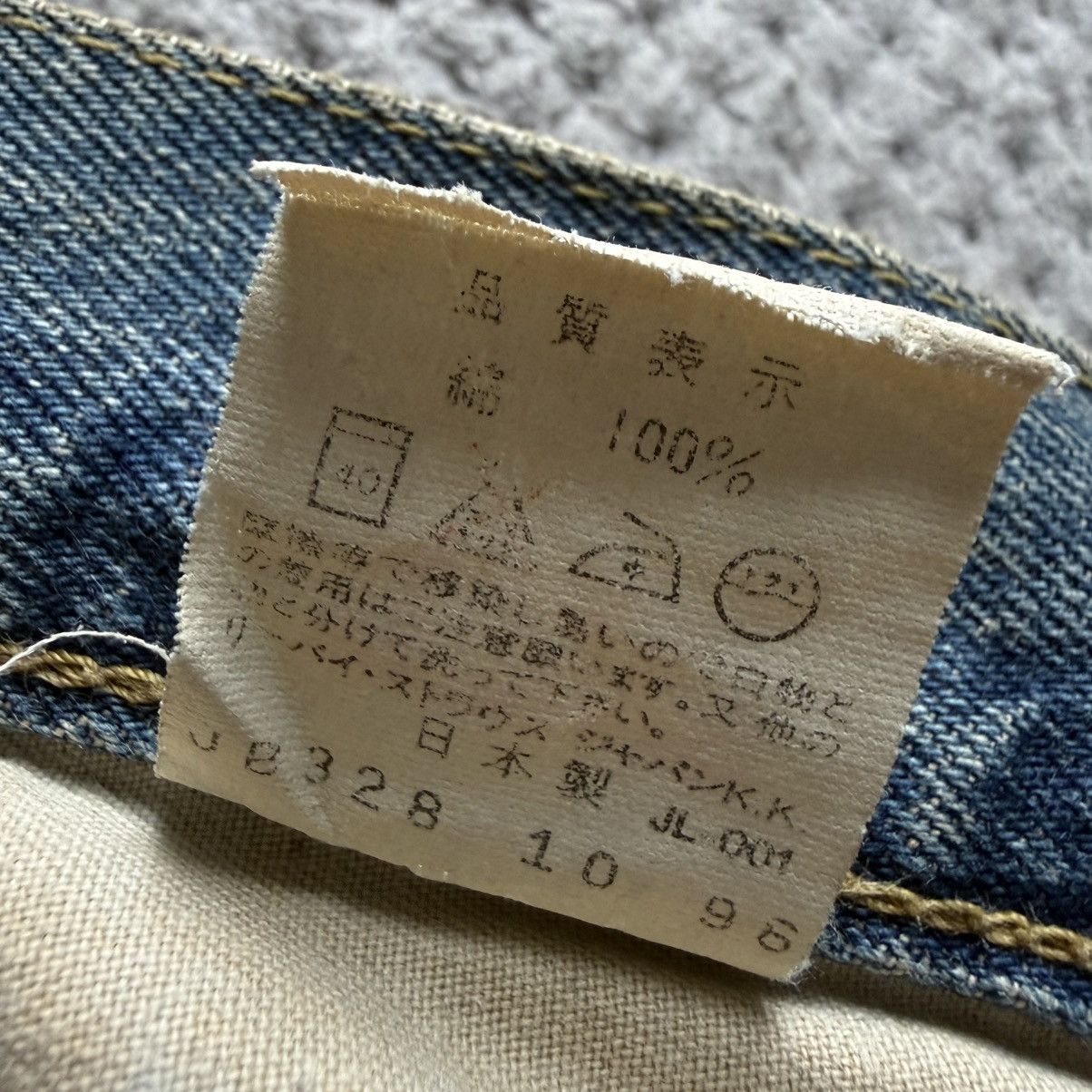 Levi's Vintage Clothing Levis E 503 B-XX 1996 Distressed Selvedge 1970 Aging Denim Size US 32 / EU 48 - 15 Thumbnail