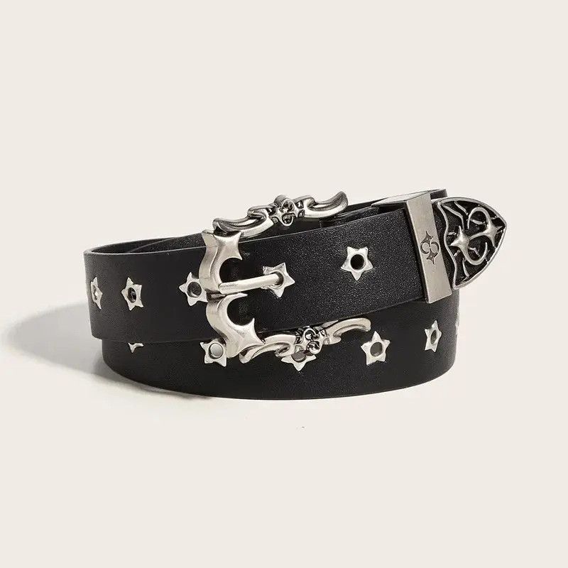 Jewelry Star Eye Rivet Studded Belt Size ONE SIZE - 1 Thumbnail