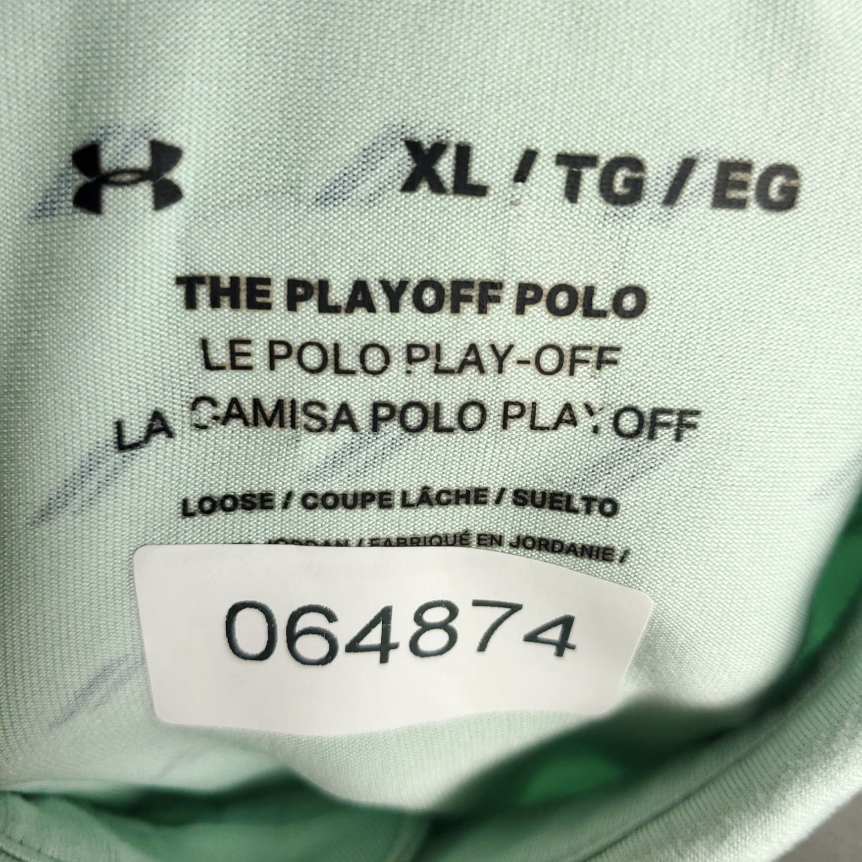 Under Armour Under Armour Polo Shirt Mens Size XL Green Blue Golf Casual Short Sleeve Polo Shirt Under Armour Mens XL Green Blue Blue Green Black? Size US XL / EU 56 / 4 - 8 Thumbnail