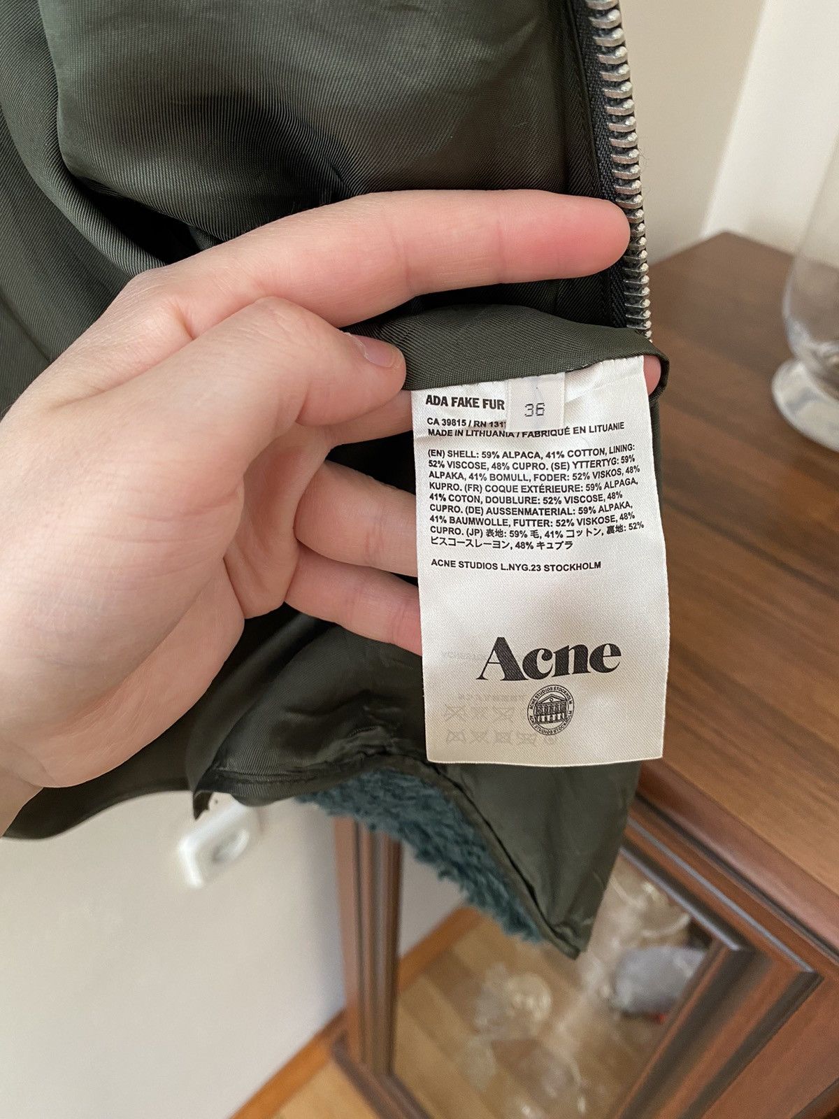 Acne Studios Acne Studios Faux Fur Jacket Women Size 36 Size XS / US 0-2 / IT 36-38 - 12 Thumbnail