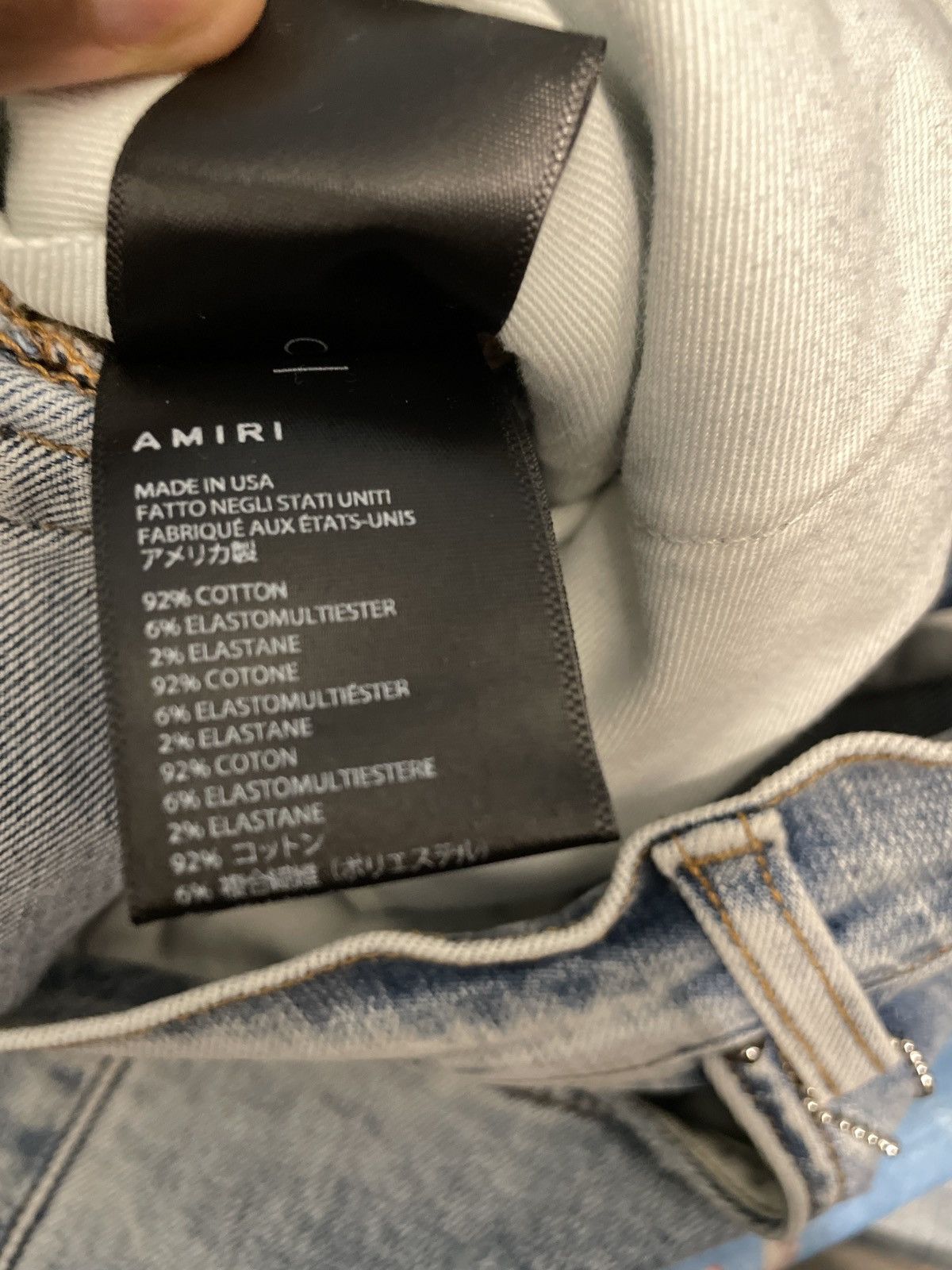 Amiri Amiri Playboy Magazine Jean Size US 33 - 9 Thumbnail