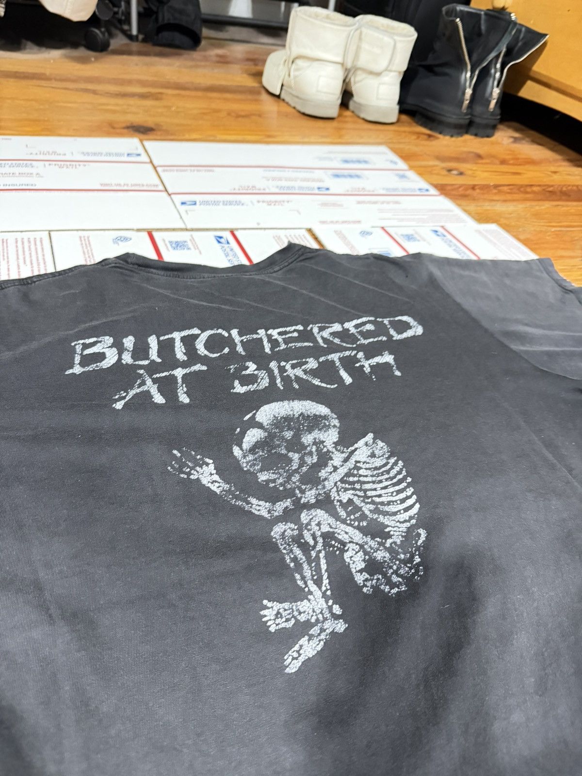 Vintage Vintage 90s Cannibal Corpse Butchered At Birth Tee XL Size US XL / EU 56 / 4 - 5 Thumbnail