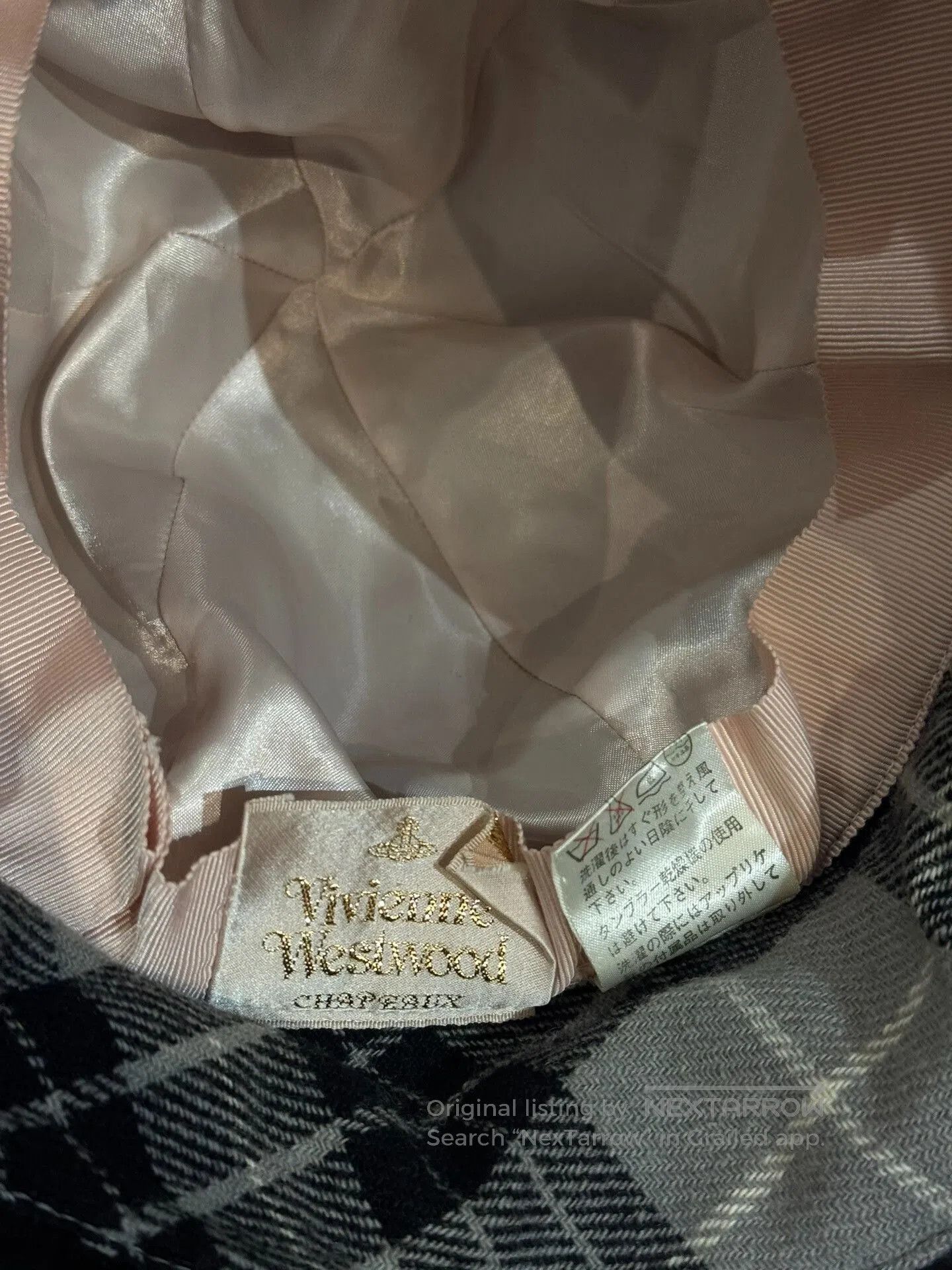 Vivienne Westwood Vivienne Westwood Black Plaid Bucket Hat. Size ONE SIZE - 5 Thumbnail