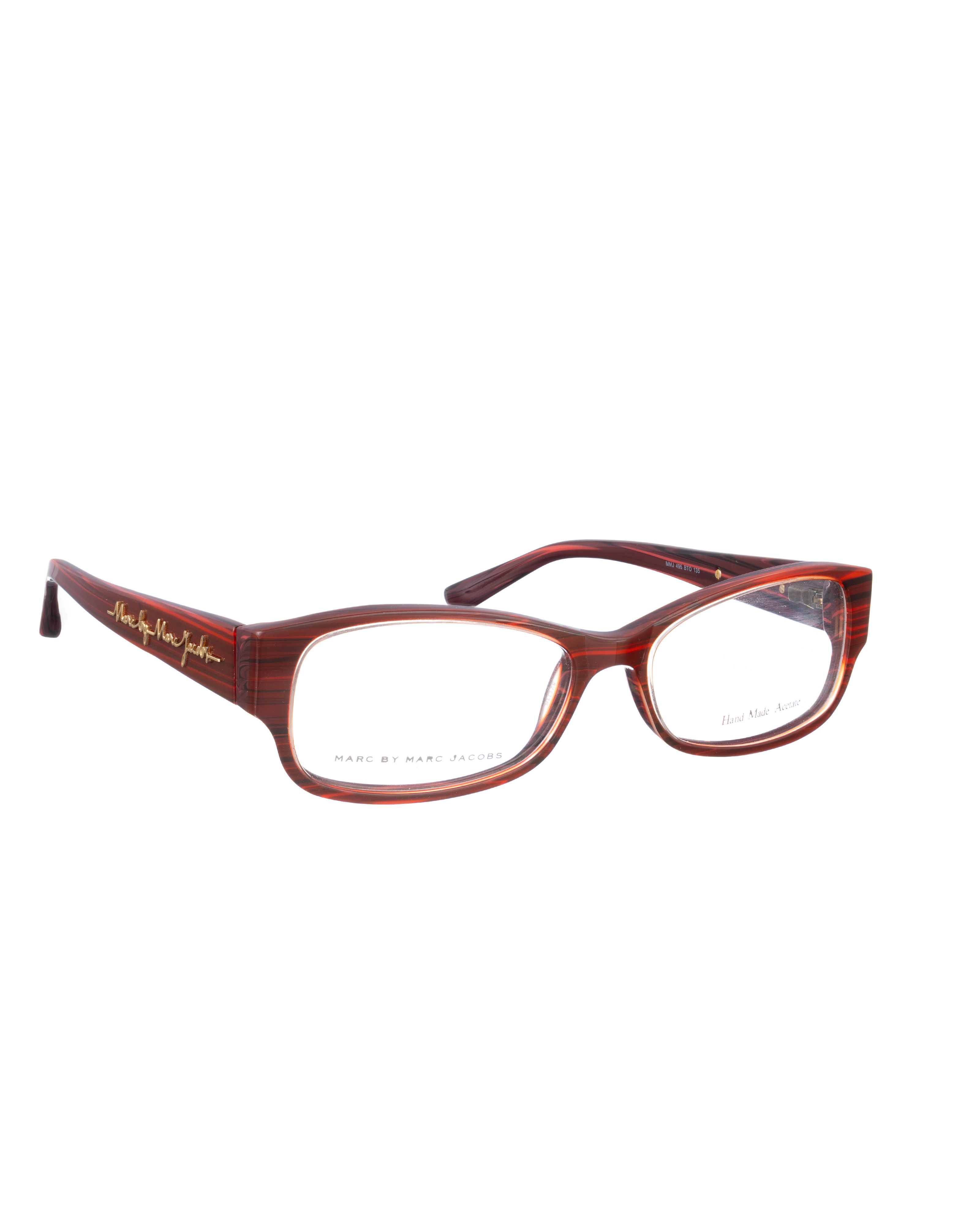 Marc by Marc Jacobs Marc By Marc Jacobs 00ss Burgundy Stripes Glasses Size ONE SIZE - 1 Thumbnail