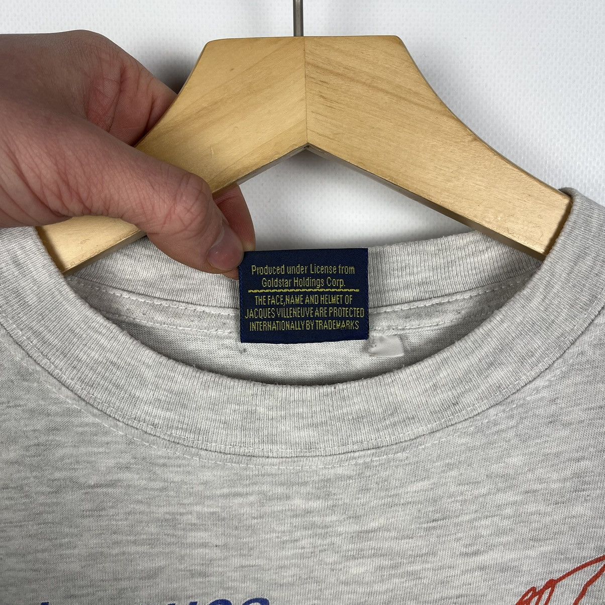 Formula 1 Vintage Jacques Villeneuve Formula One Racing T Shirt 1997 Size US XL / EU 56 / 4 - 12 Thumbnail