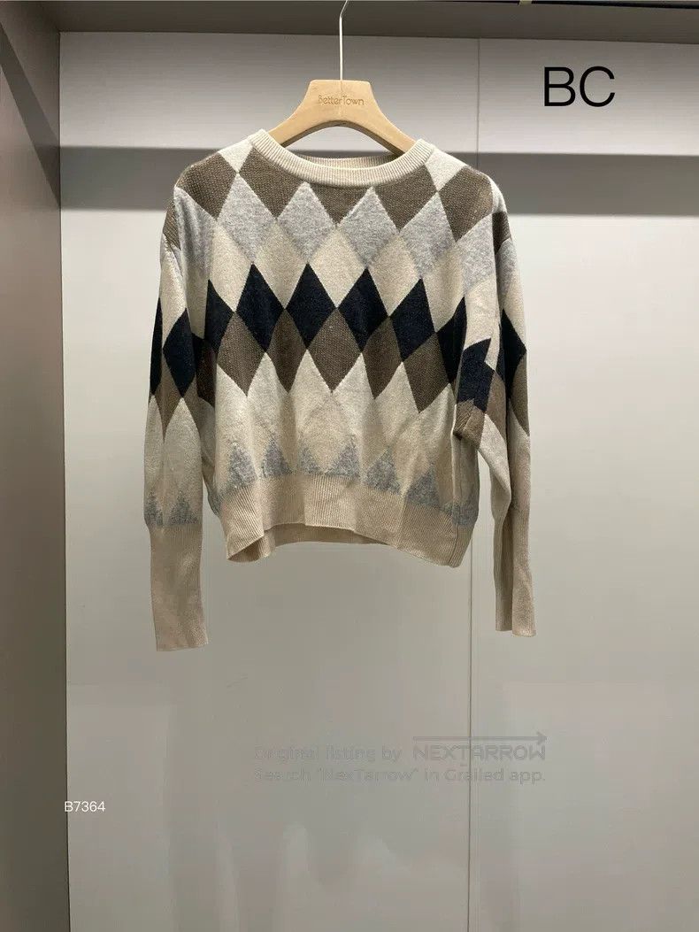 Brunello Cucinelli Brunello Cucinelli Patterned Sweater Size XS / US 0-2 / IT 36-38 - 1 Thumbnail
