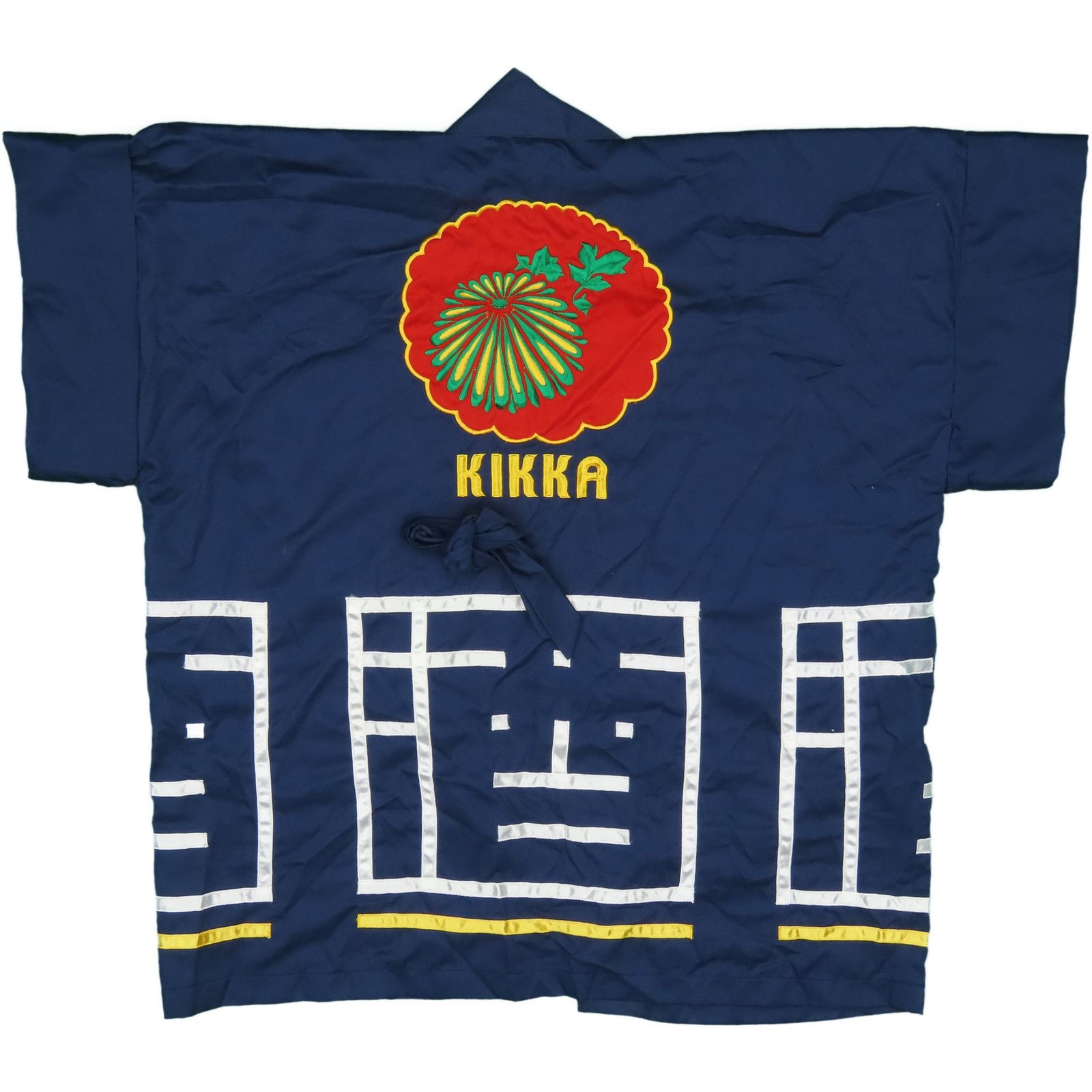 Kikka Sushi Japanese Chef Kitchen Uniform Coat Kimono Robe