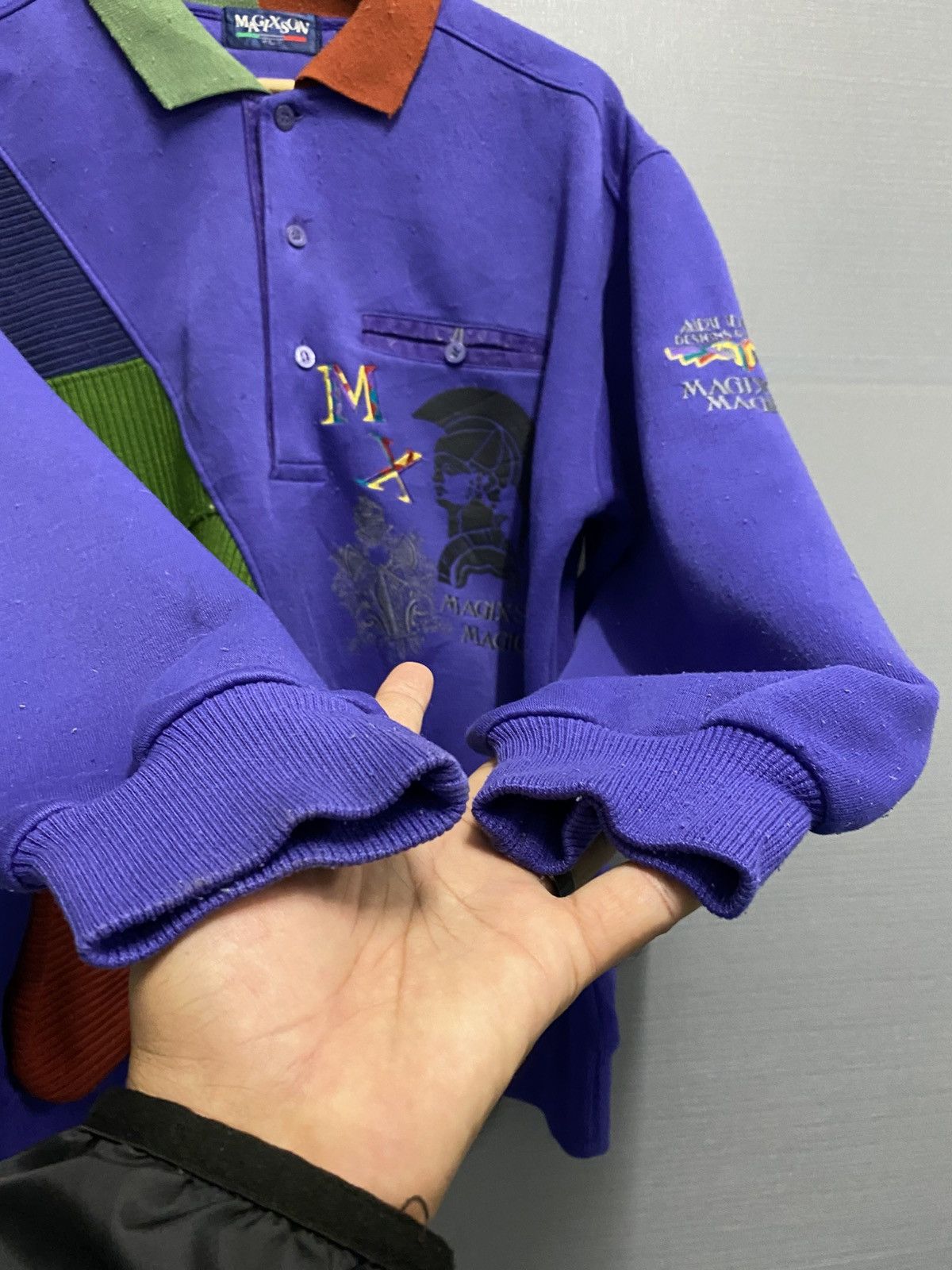 Vintage Vintge Magixson Collar Sweatshirt Size US L / EU 52-54 / 3 - 4 Thumbnail
