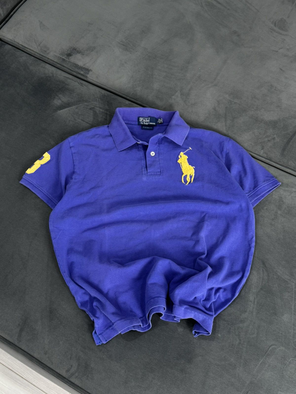 Polo Ralph Lauren ポロシャツ 長袖 Chief keef 紫 𝐁!𝐆𝐘𝐒 | Polo Ralph Lauren Big Pony Chief Keef 🇯🇲 JAMAICA