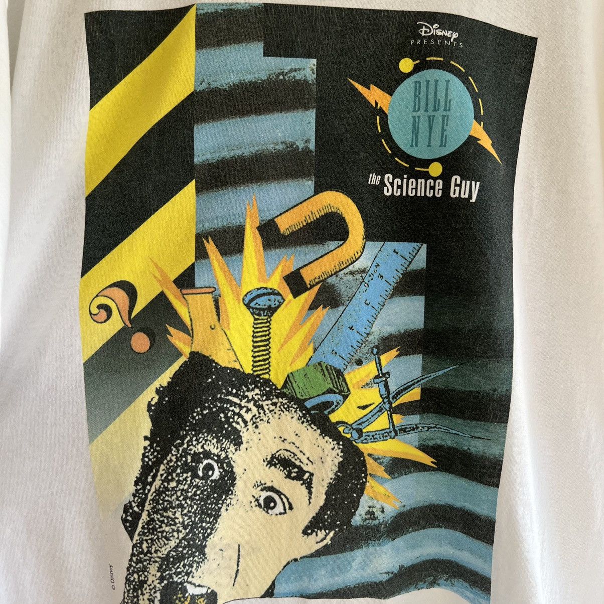 Disney × Vintage RARE ‘90s Bill Nye The Science Guy Disney Promo Tee Shirt Size US L / EU 52-54 / 3 - 6 Thumbnail