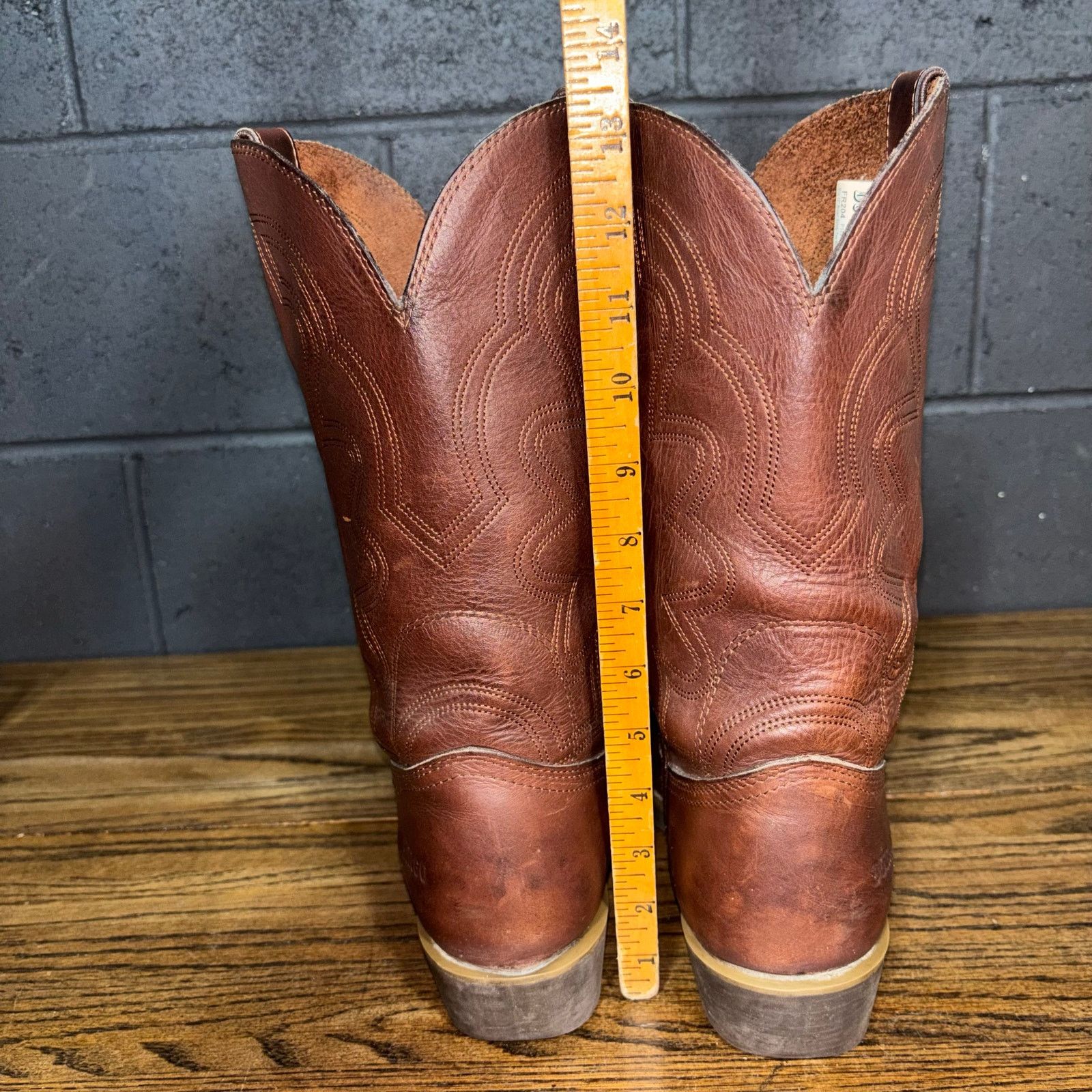 Durango Durango Wellington Steel Toe Work Boots Brown Leather 10.5D Size US 10.5 / EU 43-44 - 4 Thumbnail