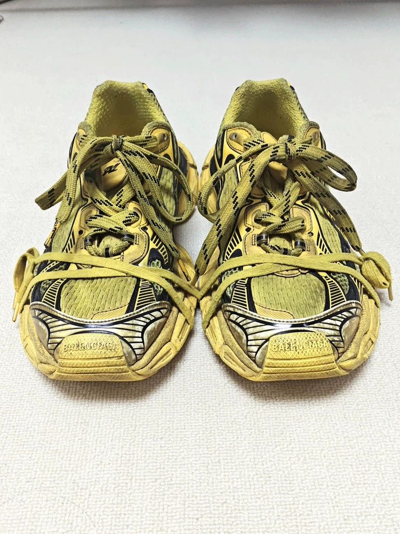 Balenciaga Balenciaga Lace-up mesh low-cut shoes 2502-Nextarrow Size US 11 / EU 44 - 6 Thumbnail