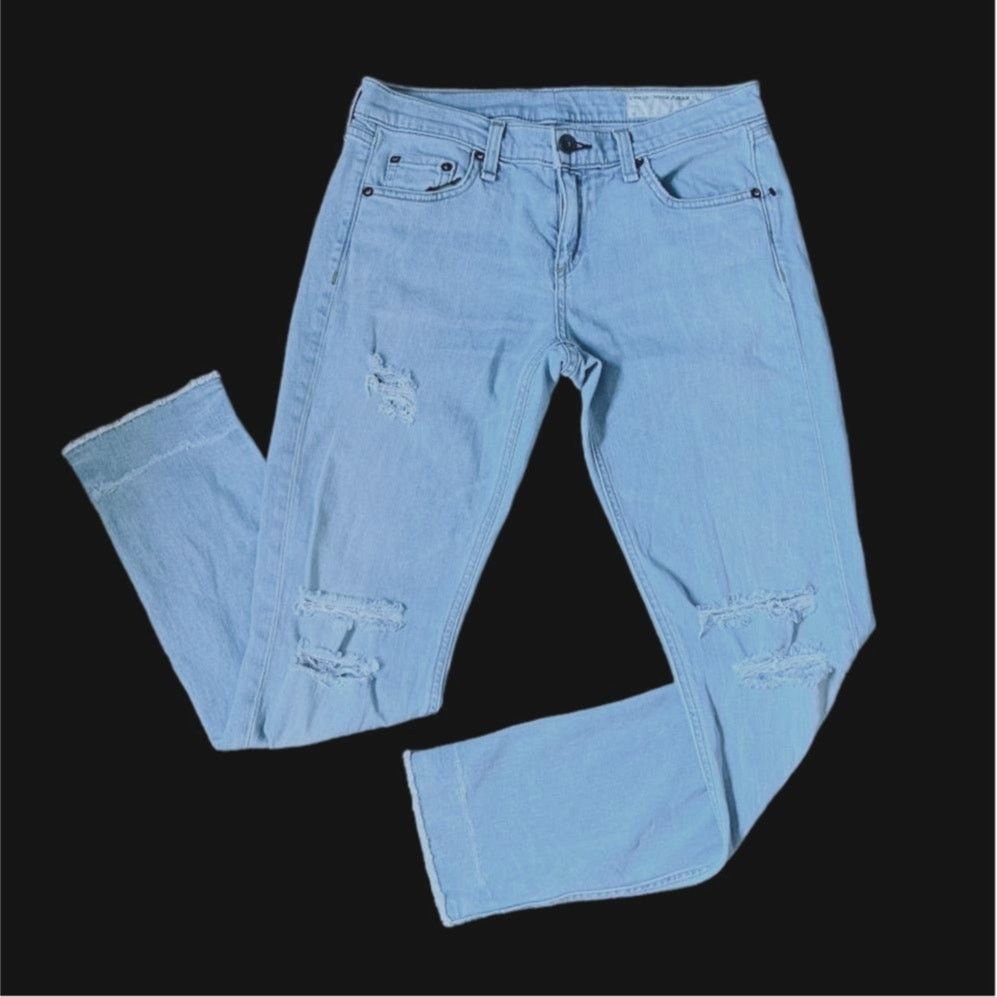 Rag and Bone Ankle Crop Blue Jeans Size 26