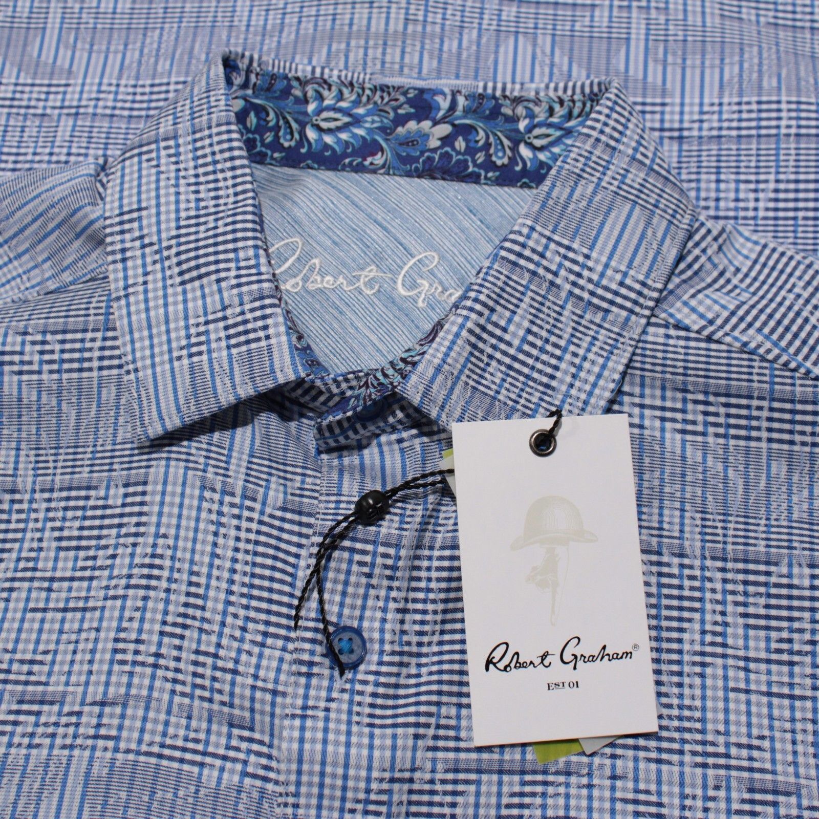 Robert Graham New with tags Shirt Size S US In Blue