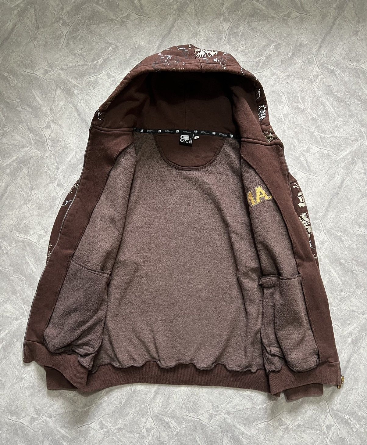 Karl Kani × Vintage Vintage Zip Hoodie Karl Kani Size US L / EU 52-54 / 3 - 3 Thumbnail