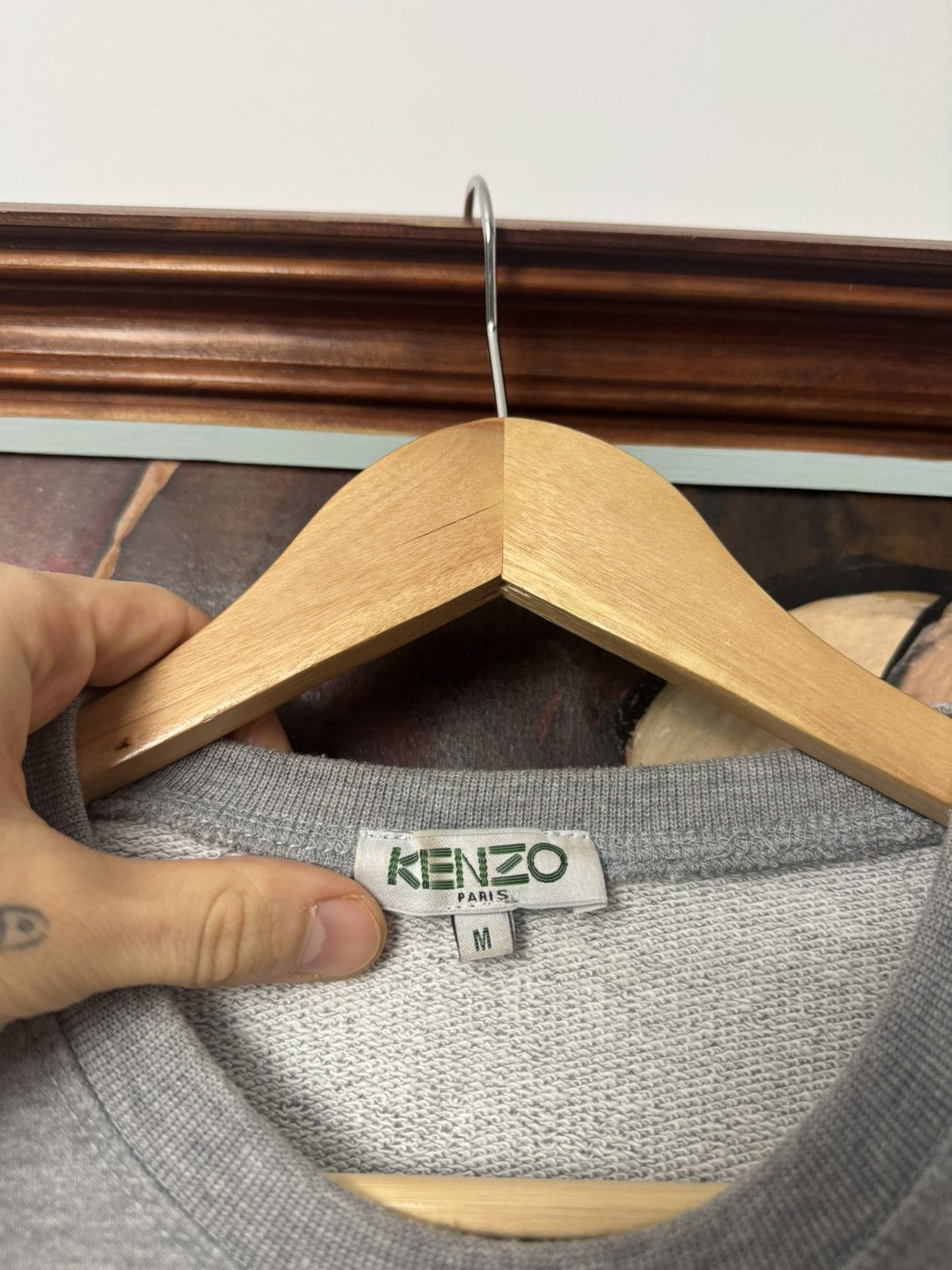 Kenzo Vintage Kenzo Paris Dragon Sweatshirt Crewneck big logo Y2K Size US M / EU 48-50 / 2 - 3 Thumbnail