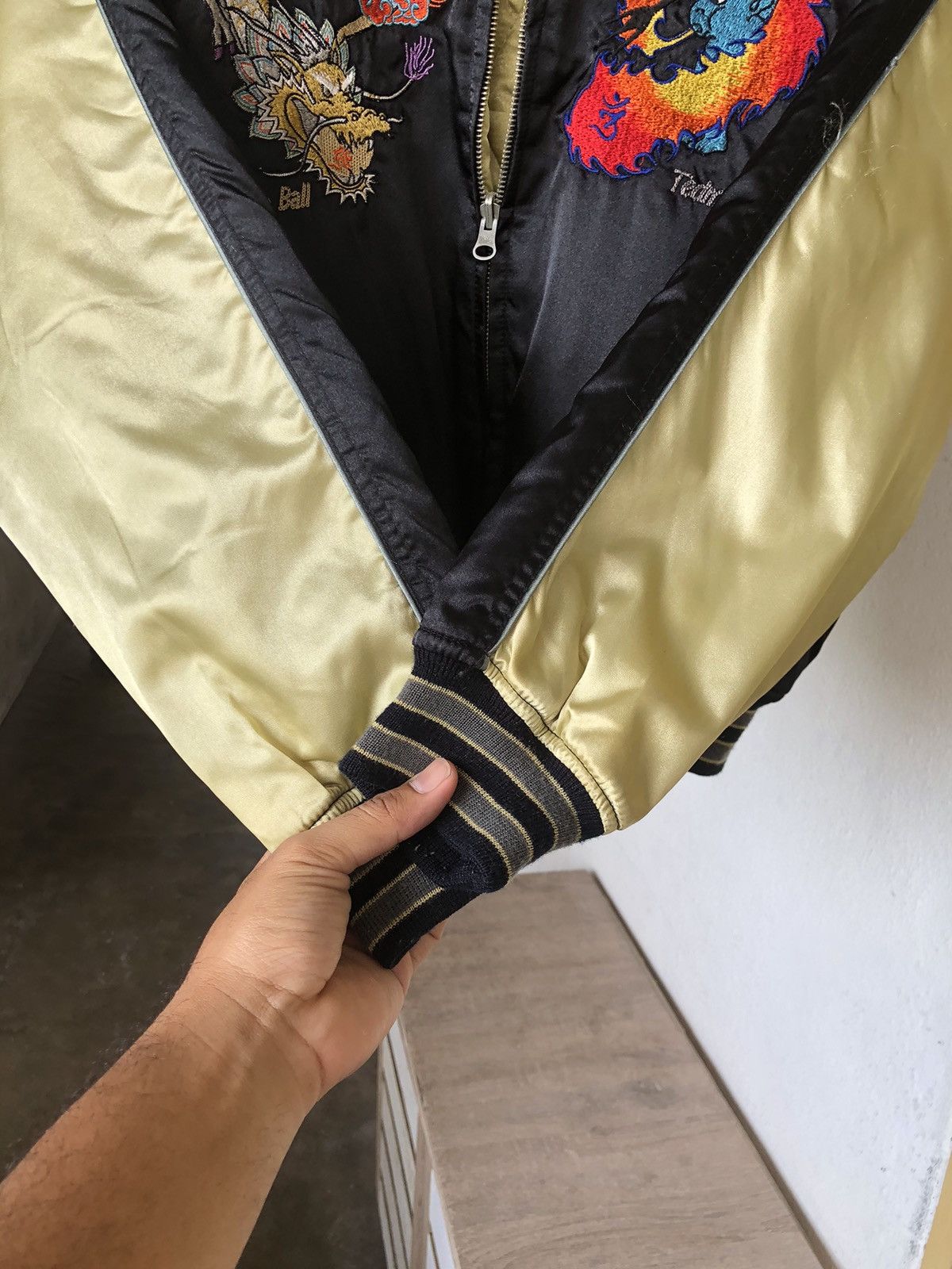 Vintage Vintage 90s Ted Company Embroidery Dragon Sukajan Jacket Size US XS / EU 42 / 0 - 9 Thumbnail