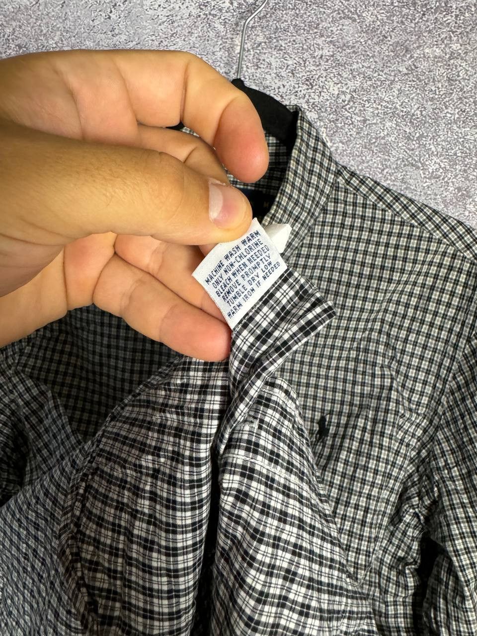 Polo Ralph Lauren Polo Ralph Lauren Gray Check Shirt Button Up Men's Madium Size US M / EU 48-50 / 2 - 9 Thumbnail