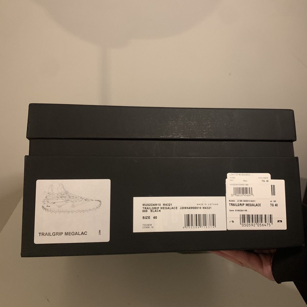 Moncler × Rick Owens Rick Owens x Moncler Trailgrip Megalace Sneakers Size US 7 / EU 40 - 9 Thumbnail