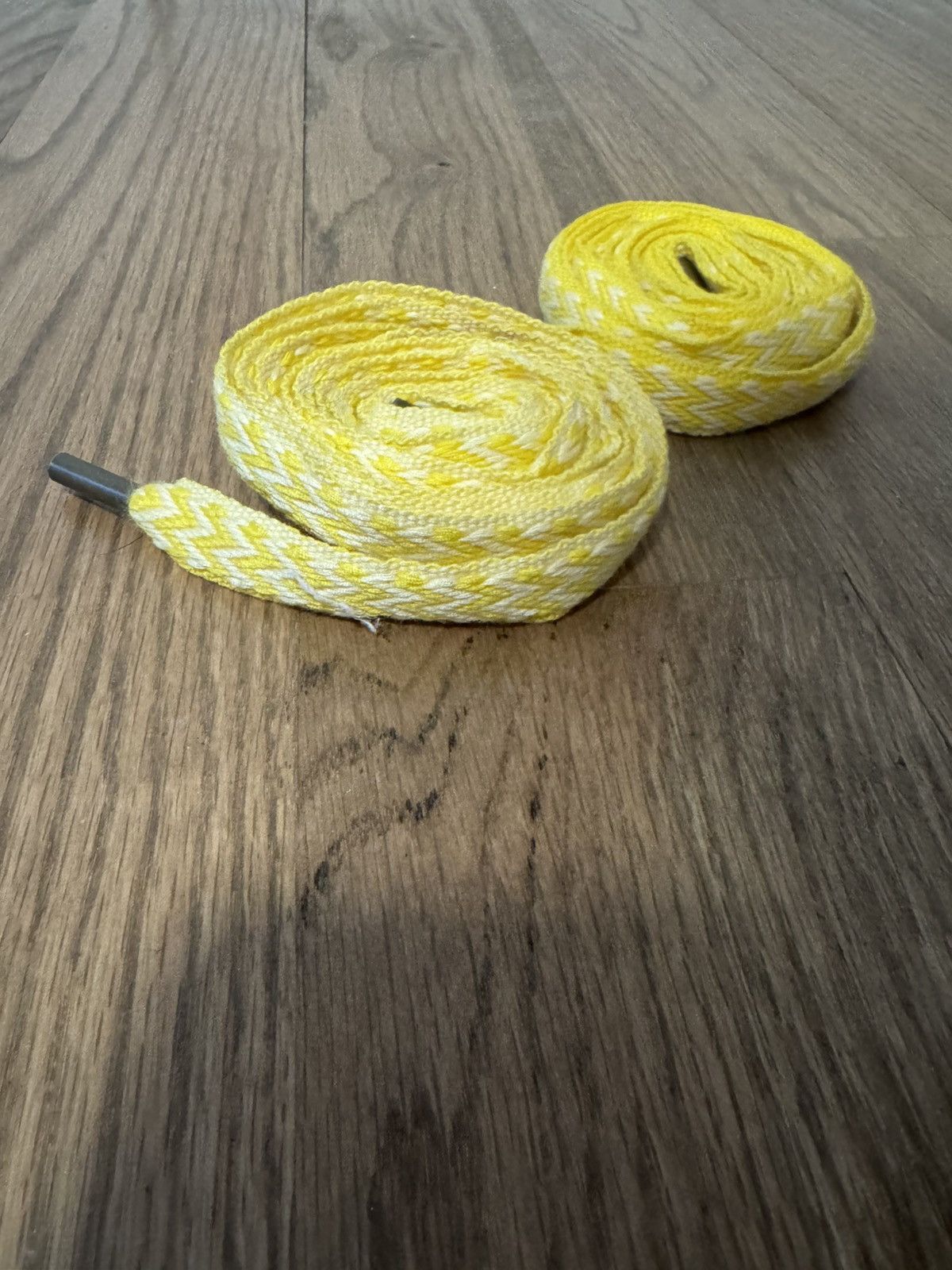 Lanvin Lanvin AUTHENTIC Thick Yellow & White Weave Laces Size ONE SIZE - 1 Thumbnail