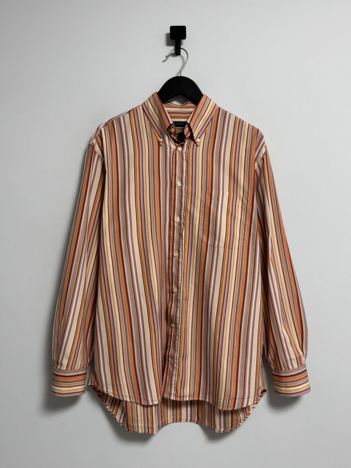 Canali Canali Button Up Shirt Luxury Hype Size US L / EU 52-54 / 3 - 1 Thumbnail