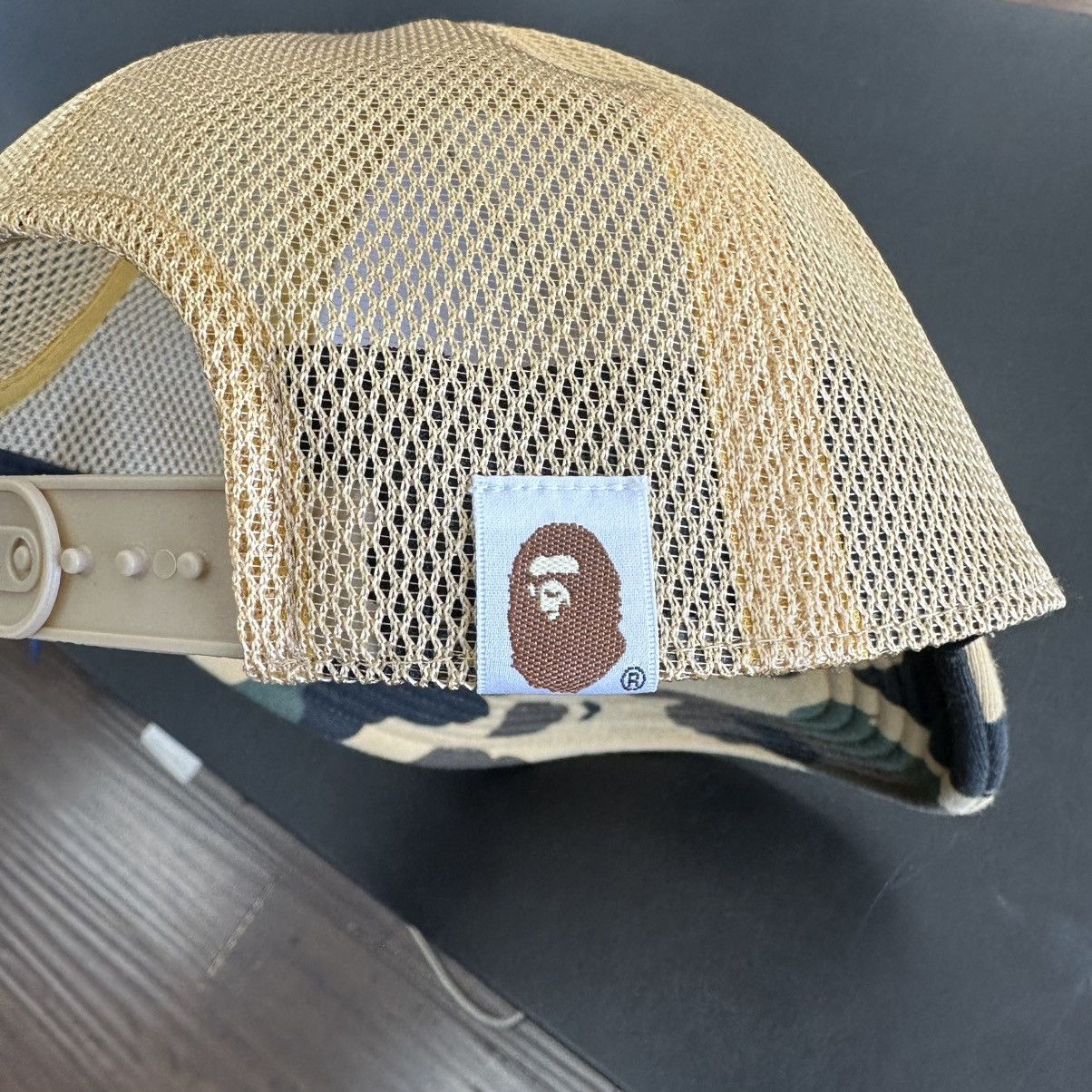Bape × Stussy STUSSY X BAPE CAMO TRUCKER HAT | Grailed