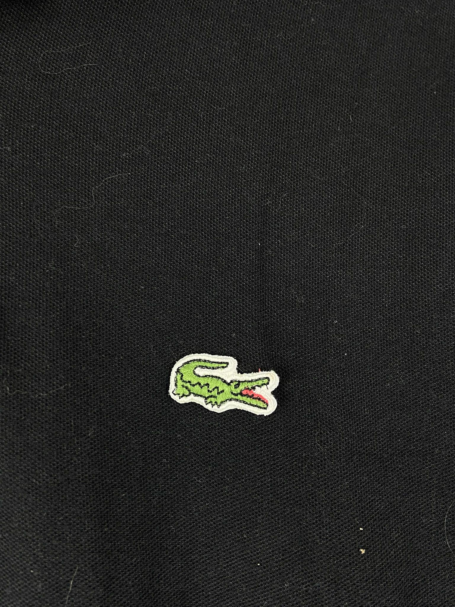 Lacoste Lacoste black polo shirt M vintage classic high Size US M / EU 48-50 / 2 - 2 Thumbnail