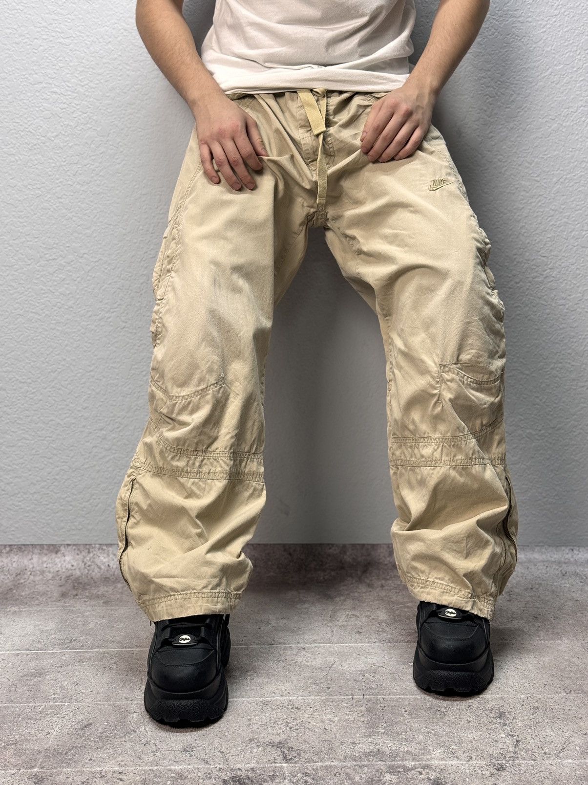 Nike × Vintage Vintage Nike Cagro Baggy Fit pants drill vintage cargo Size US 34 / EU 50 - 3 Thumbnail